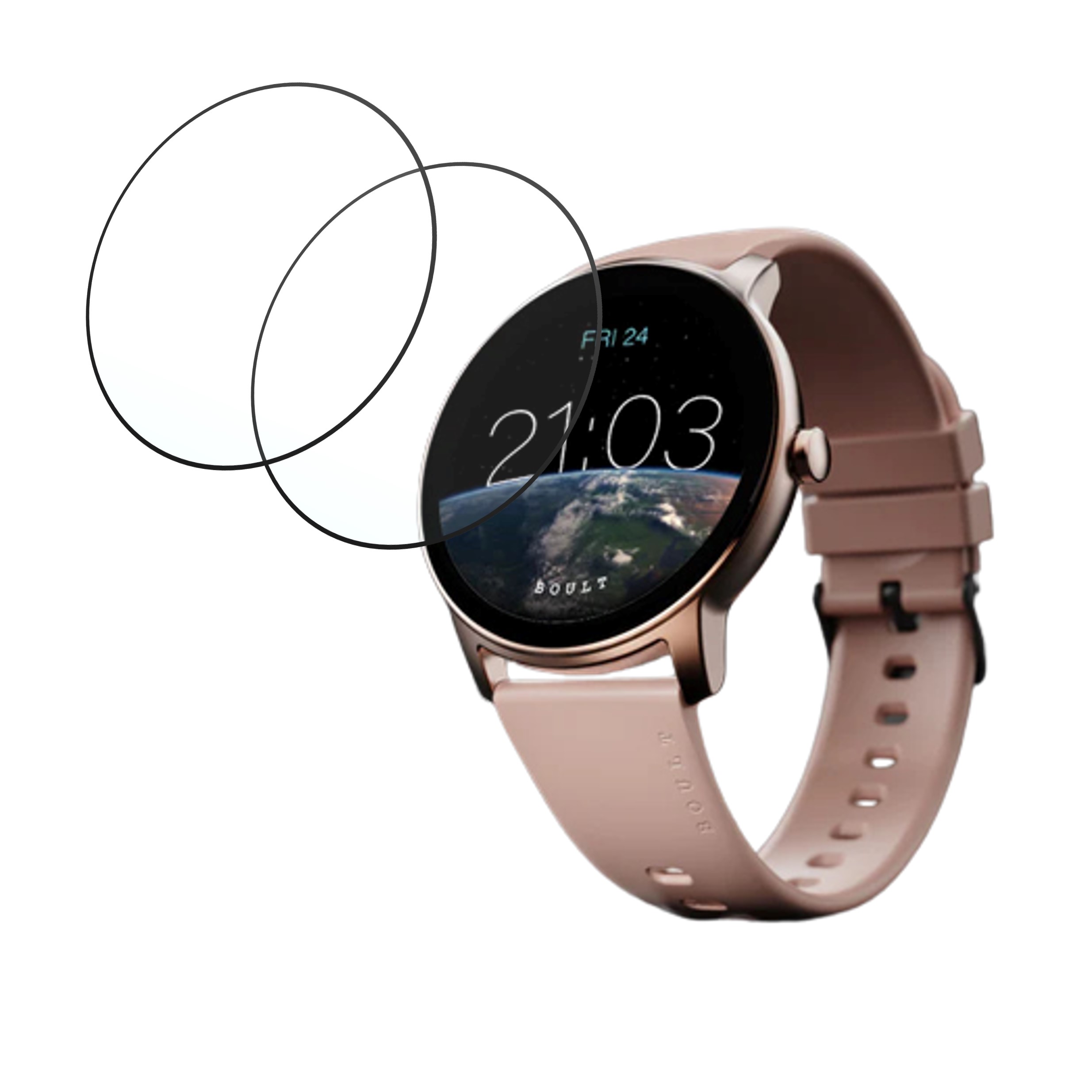 Boult Cosmic R Smartwatch Screen Protector 9H Protective Compatible Flexible