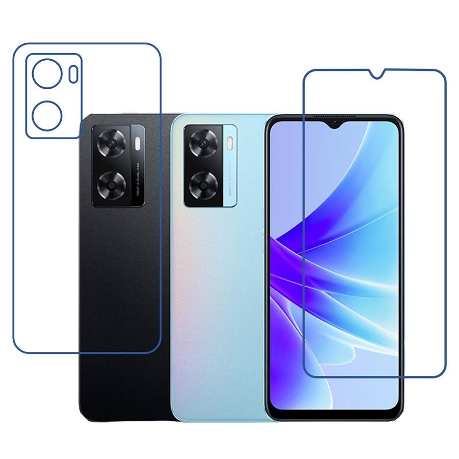 Oppo A57e 9H Protective Compatible Mobile Screen Protector For Front & Back (Not a Tempered glass)