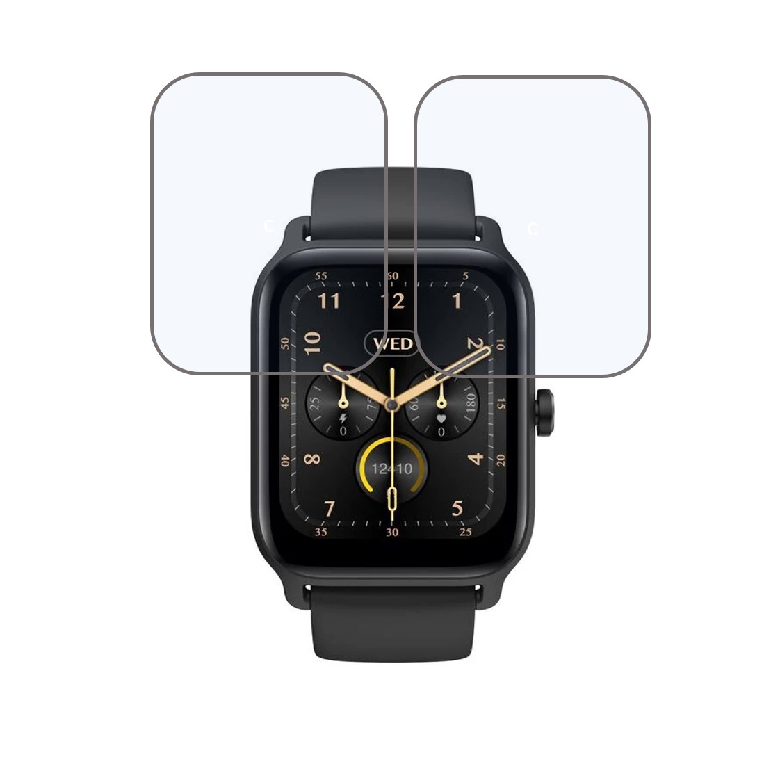 Fastrack Reflex Nitro Large 4.57 Compatible Smartwatch Screen Protector (Pack of 02)