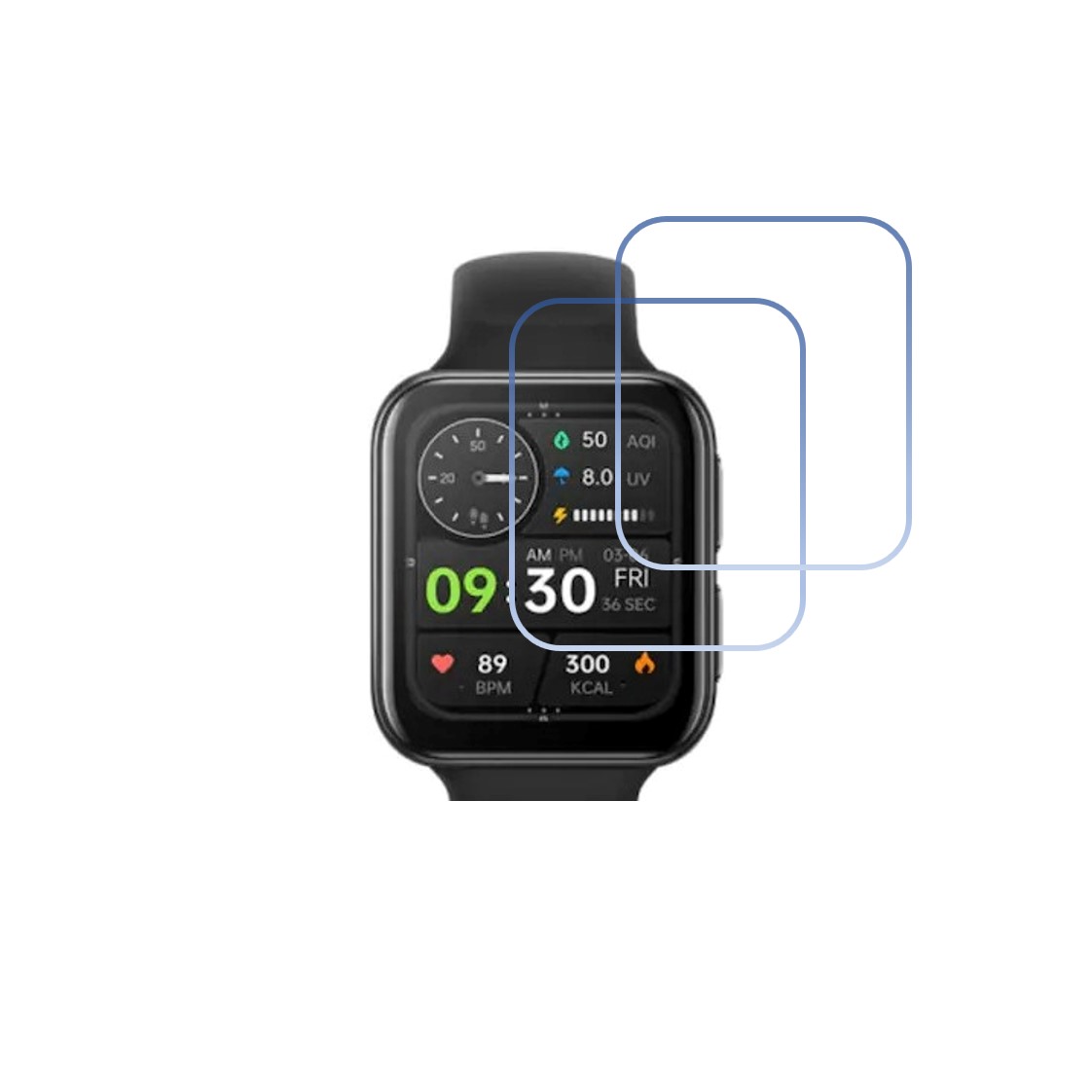 Oppo Watch 2 42mm Smartwatch Screen Protector 9H Protective Compatible Flexible