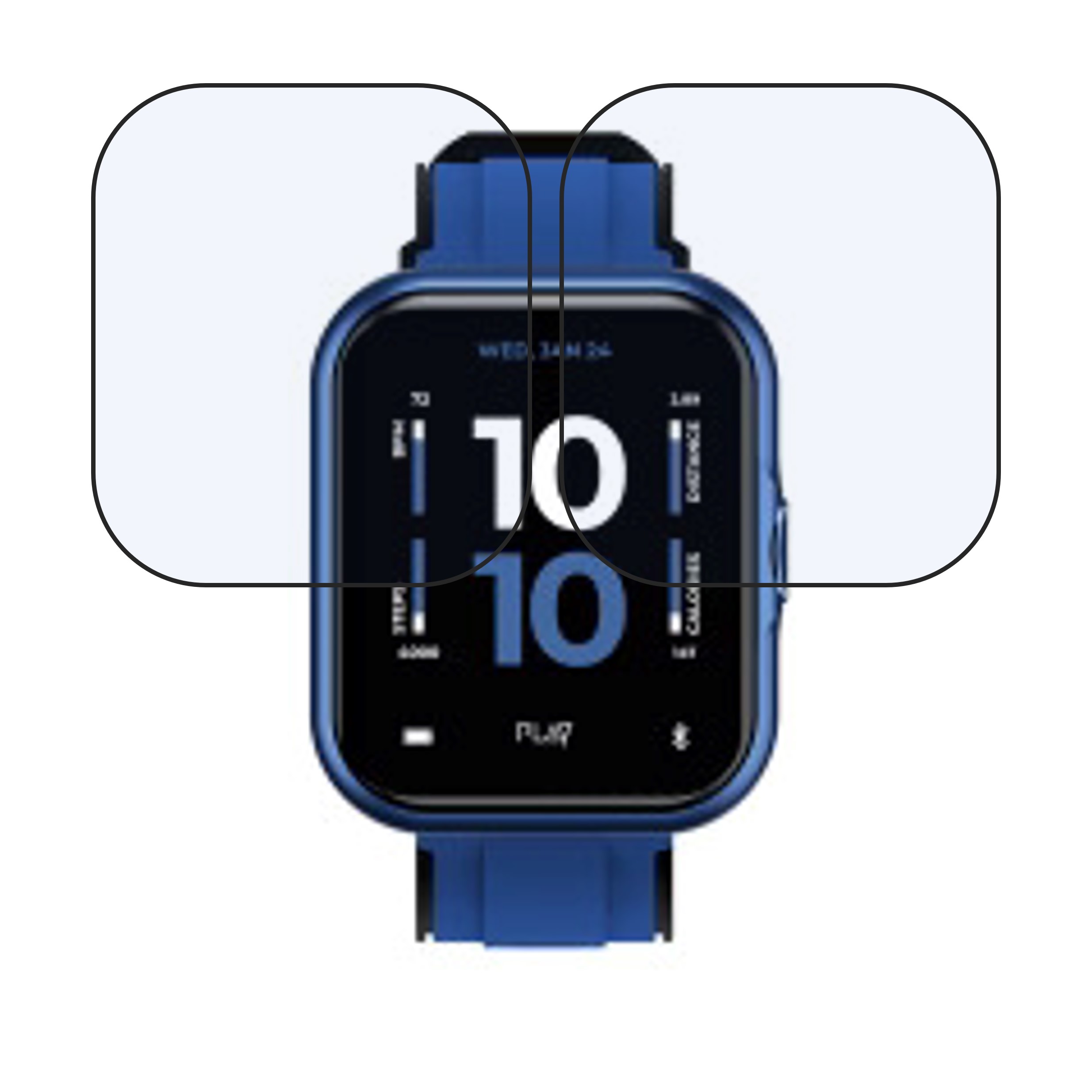 PlayFit Dial3 Pro Smartwatch Screen Protector 9H Protective Compatible Flexible