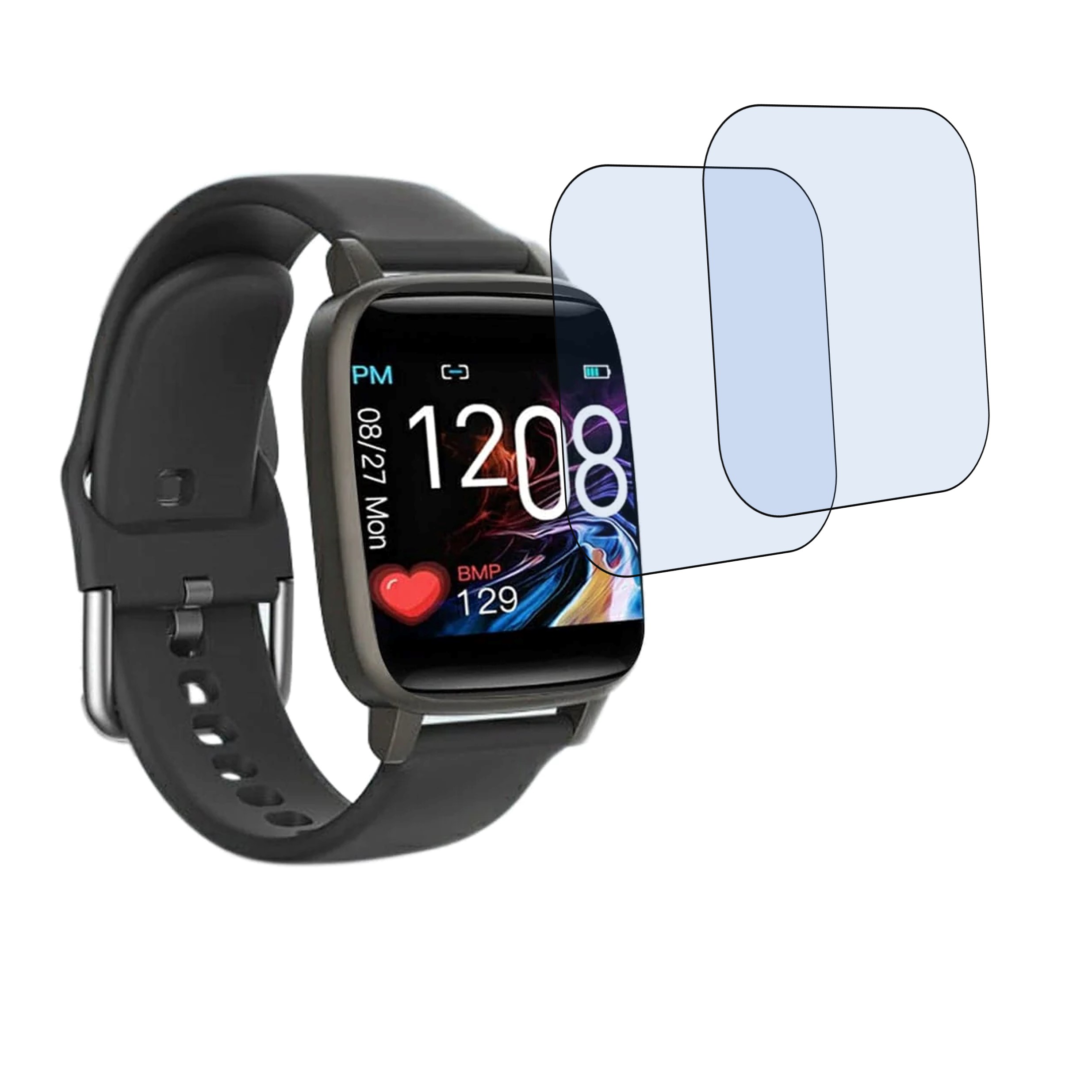 Hammer Pulse Oximeter Unisex Smartwatch Smartwatch Screen Protector 9H Protective Compatible Flexible