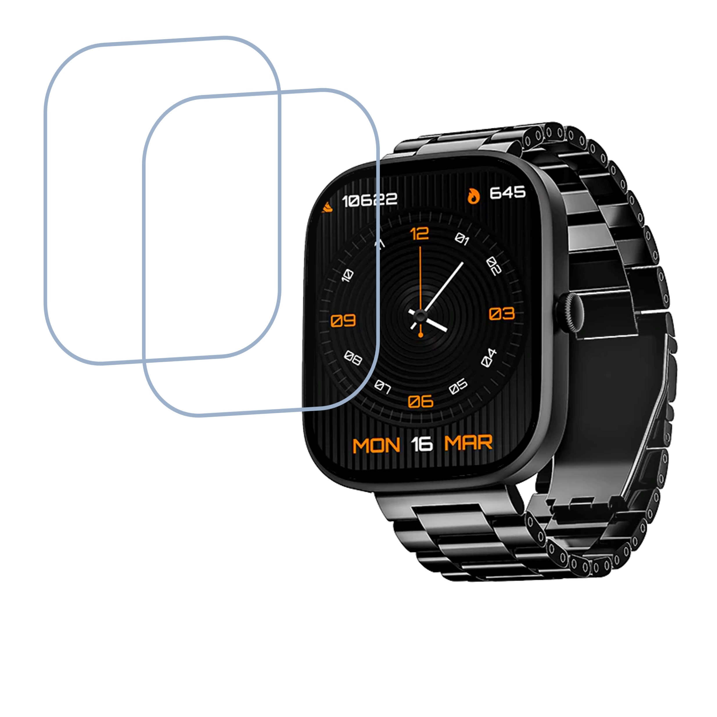boAt Wave Convex Smartwatch Screen Protector 9H Protective Compatible Flexible