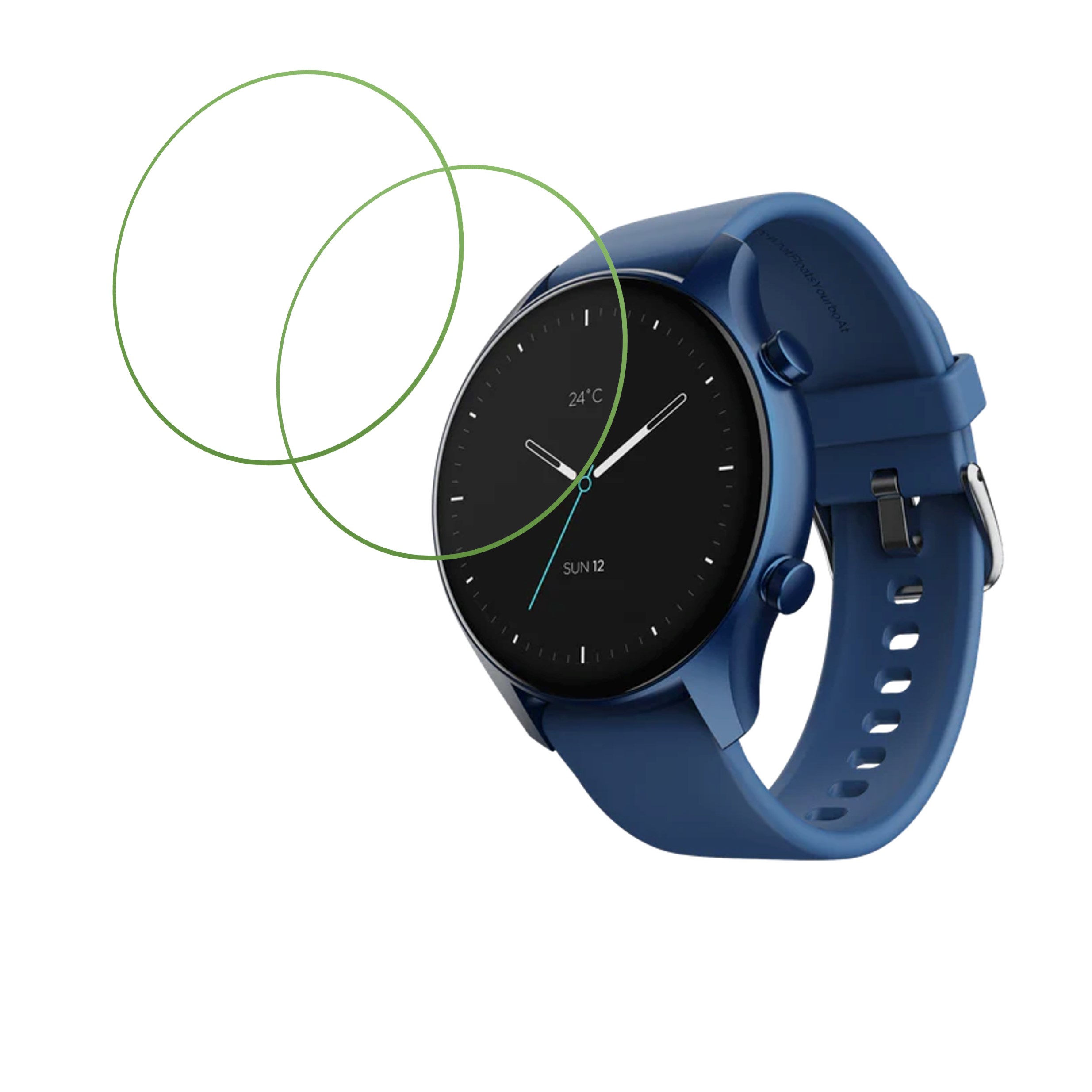 boAt Lunar Connect Plus Smartwatch Screen Protector 9H Protective Compatible Flexible