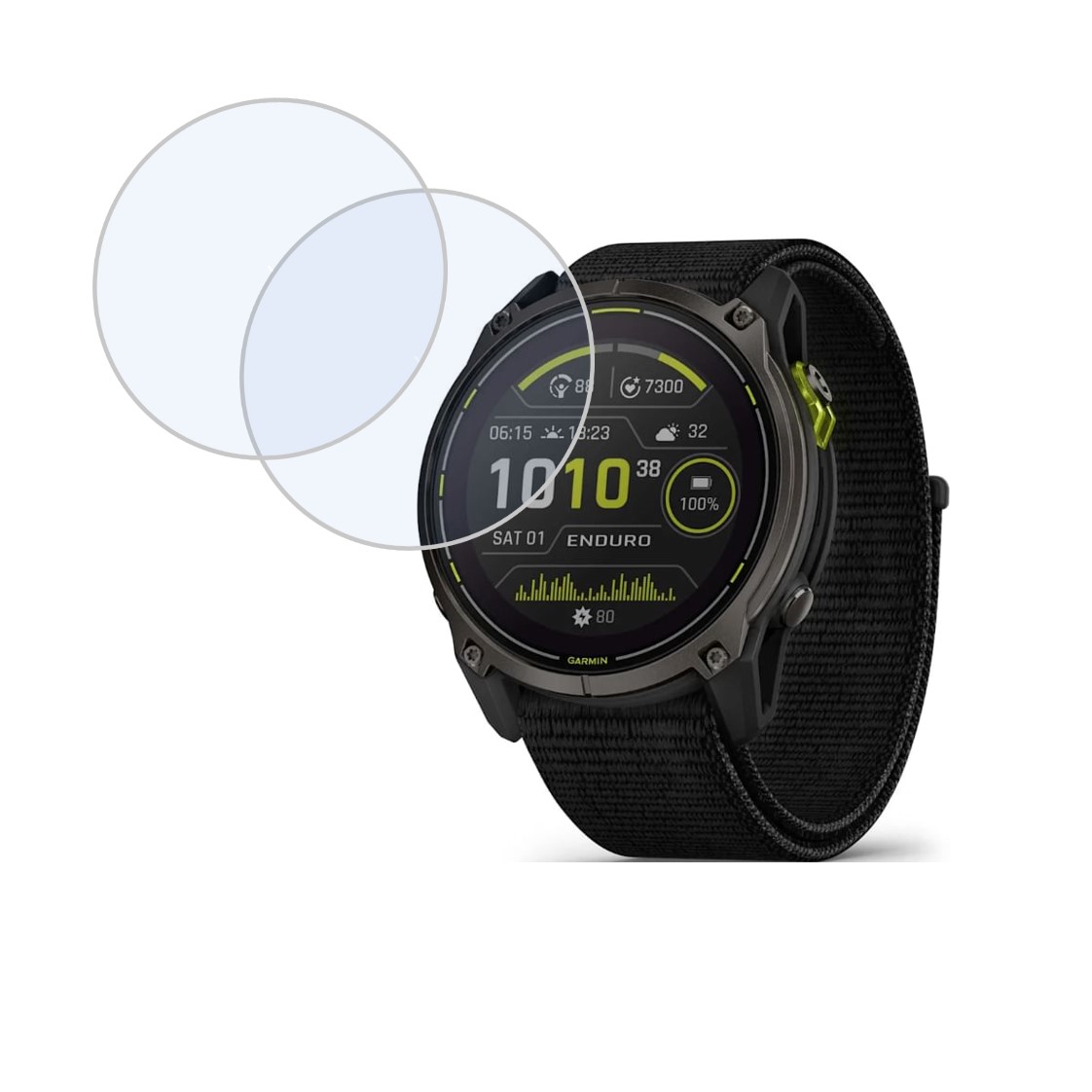Garmin Enduro 3 Compatible Smartwatch Screen Protector (Pack of 02)