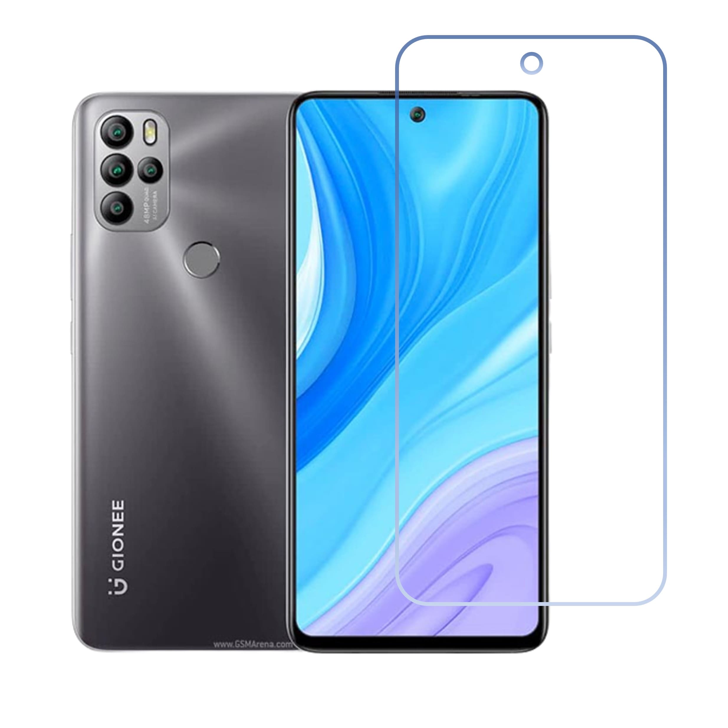 Gionee M15 Compatible With Mobile Front Screen Protector  (Flexible Screen Protector)