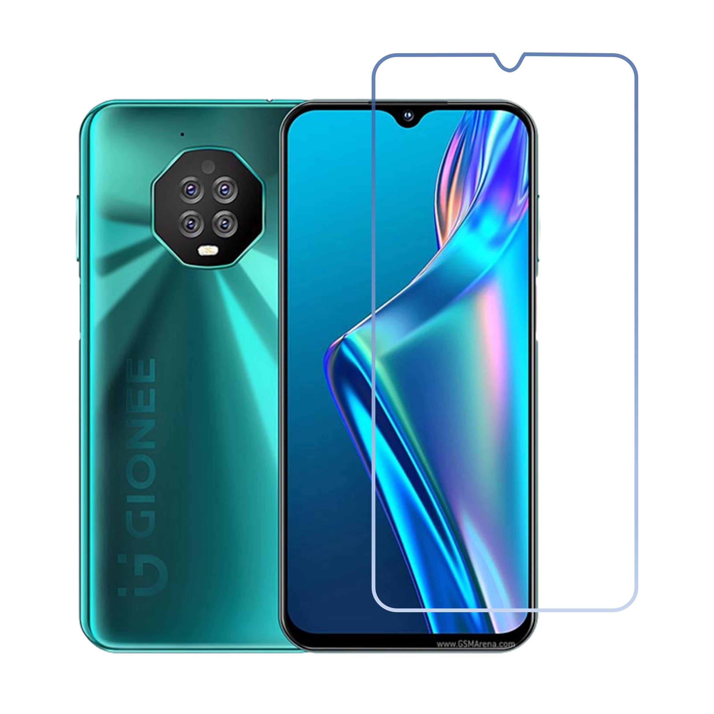 Gionee M3 Compatible With Mobile Front Screen Protector  (Flexible Screen Protector)