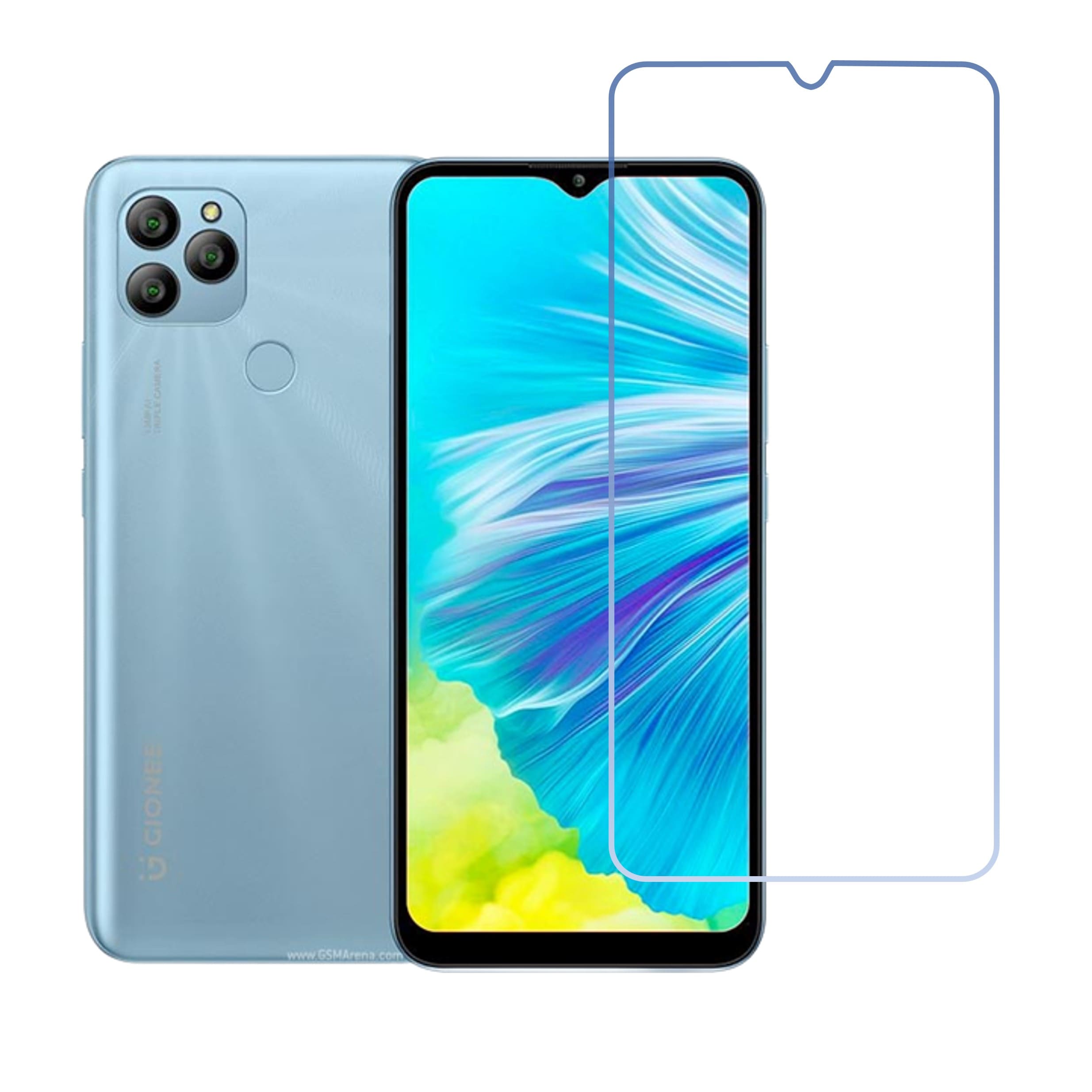 Gionee P15 Compatible With Mobile Front Screen Protector  (Flexible Screen Protector)