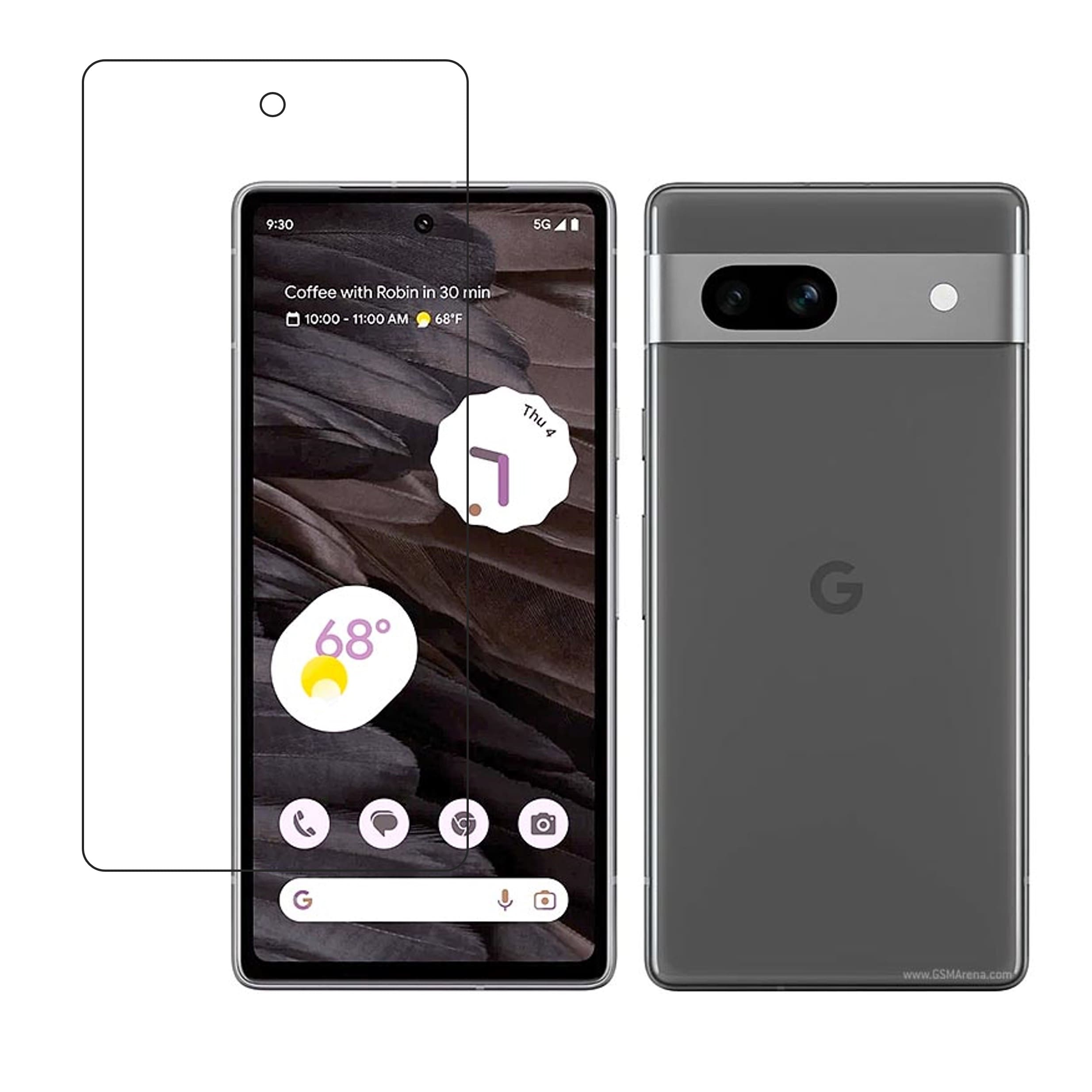 Google Pixel 7a Compatible With Mobile Front Screen Protector  (Flexible Screen Protector)