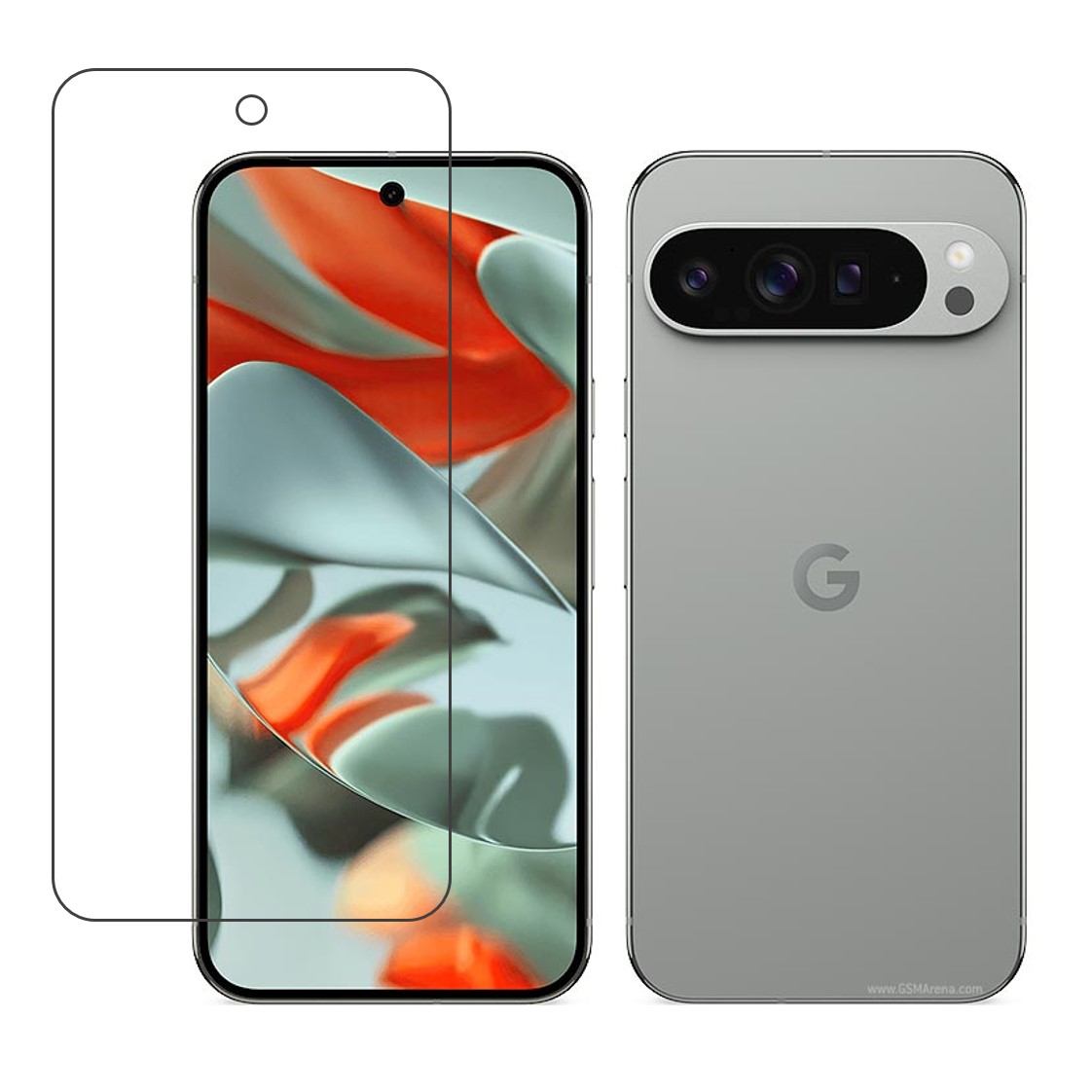 Google Pixel 9 Pro XL Compatible With Mobile Front Screen Protector  (Flexible Screen Protector)