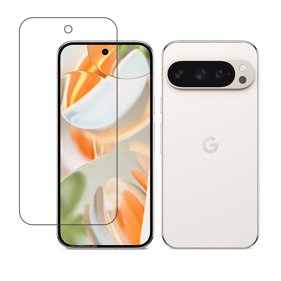 Google Pixel 9 Pro Compatible With Mobile Front Screen Protector  (Flexible Screen Protector)