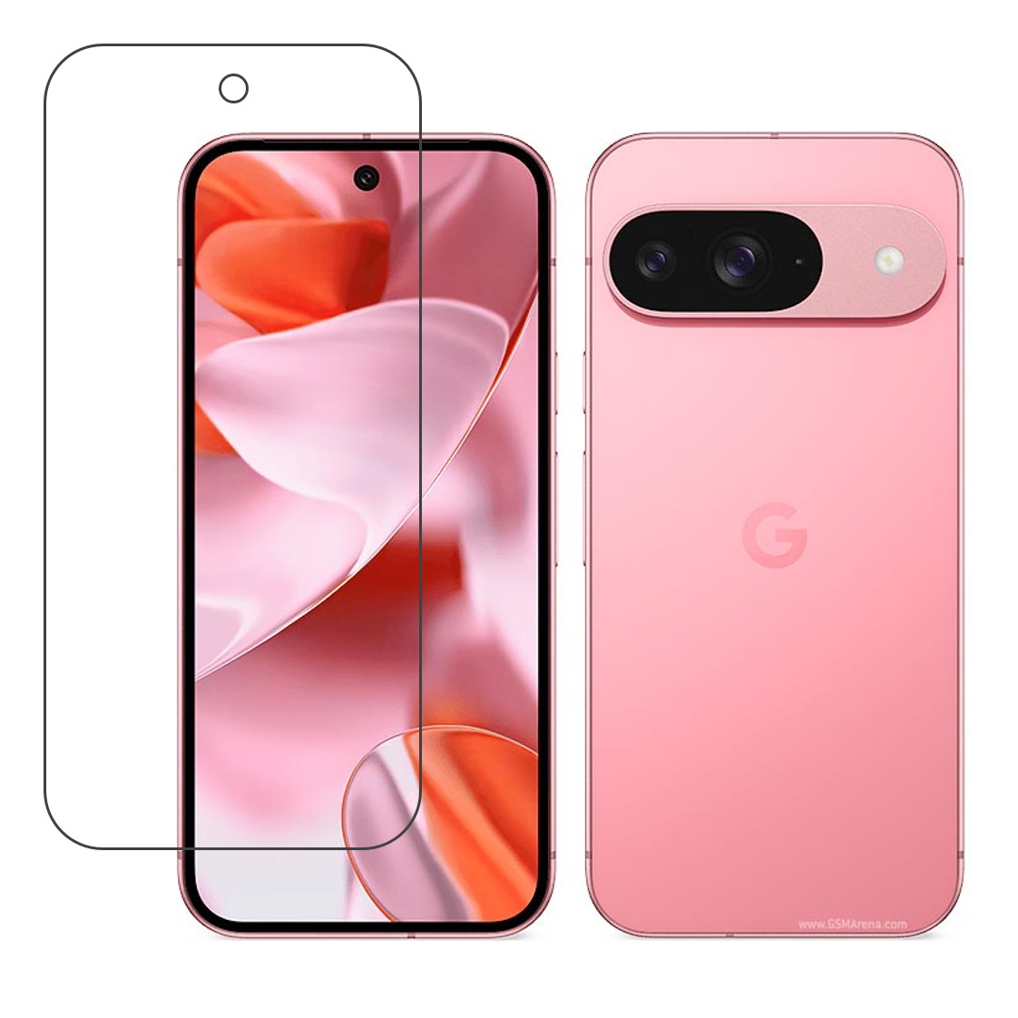 Google Pixel 9 Compatible With Mobile Front Screen Protector  (Flexible Screen Protector)