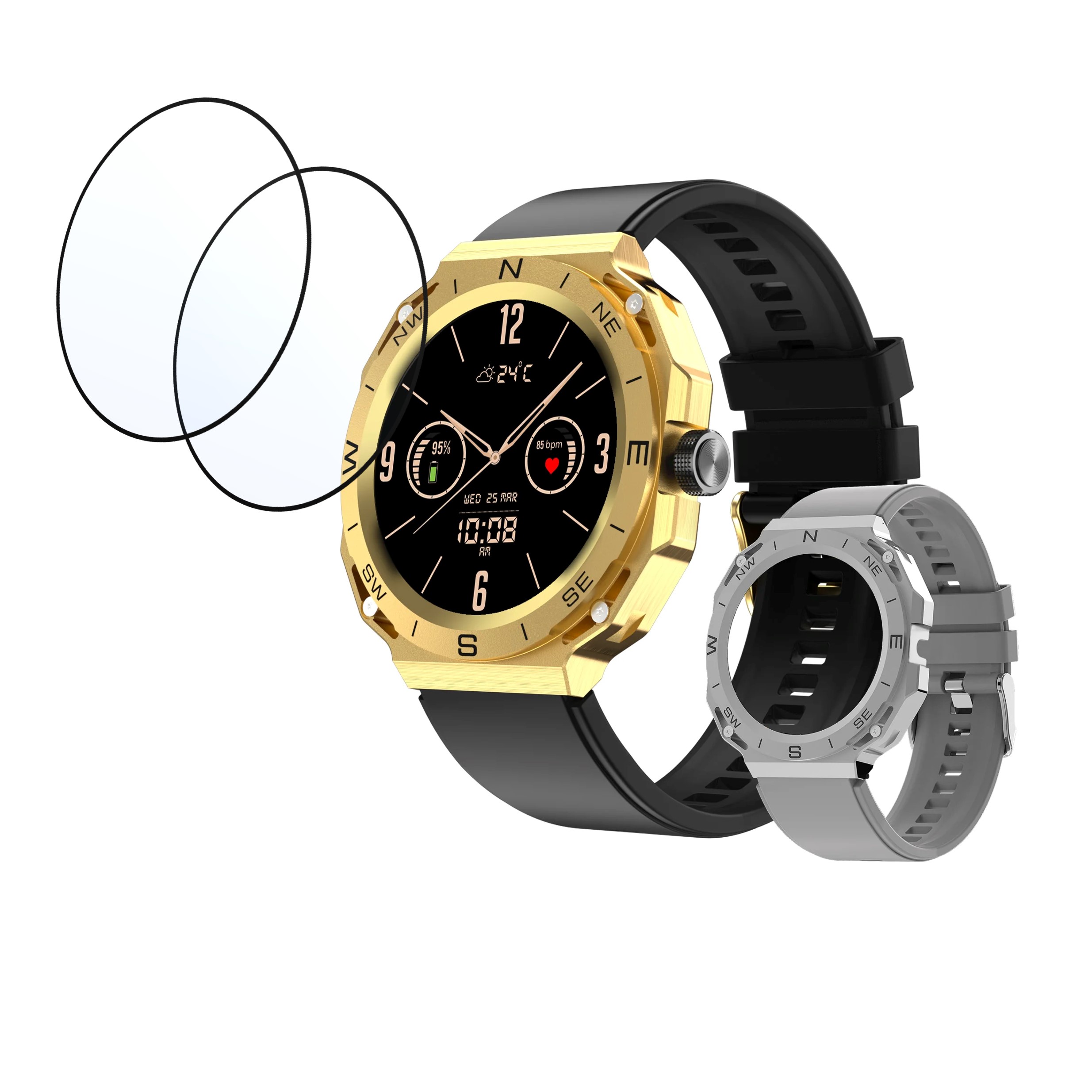Maxima Raptor Smart Watch Smartwatch Screen Protector 9H Protective Compatible Flexible