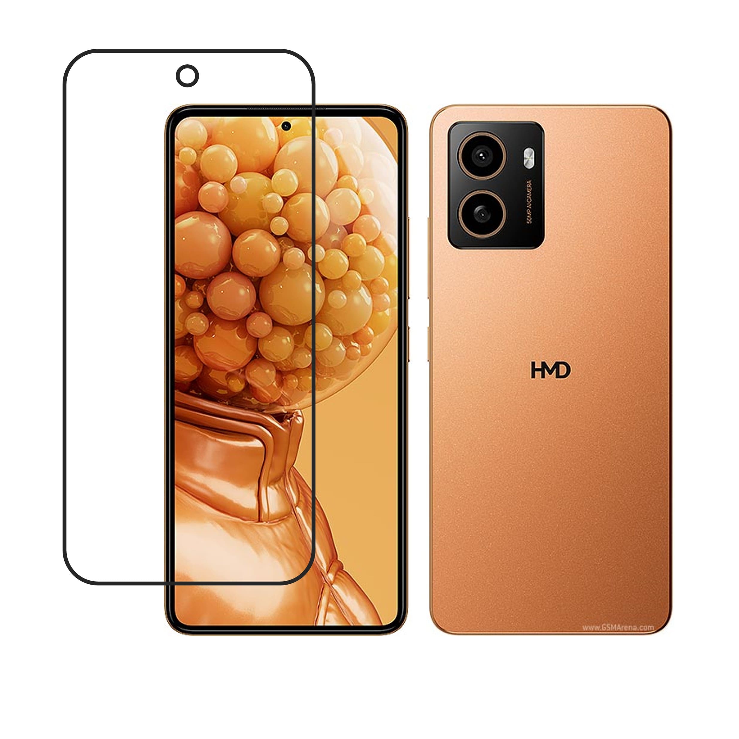 HMD Pulse Plus Compatible With Mobile Front Screen Protector  (Flexible Screen Protector)