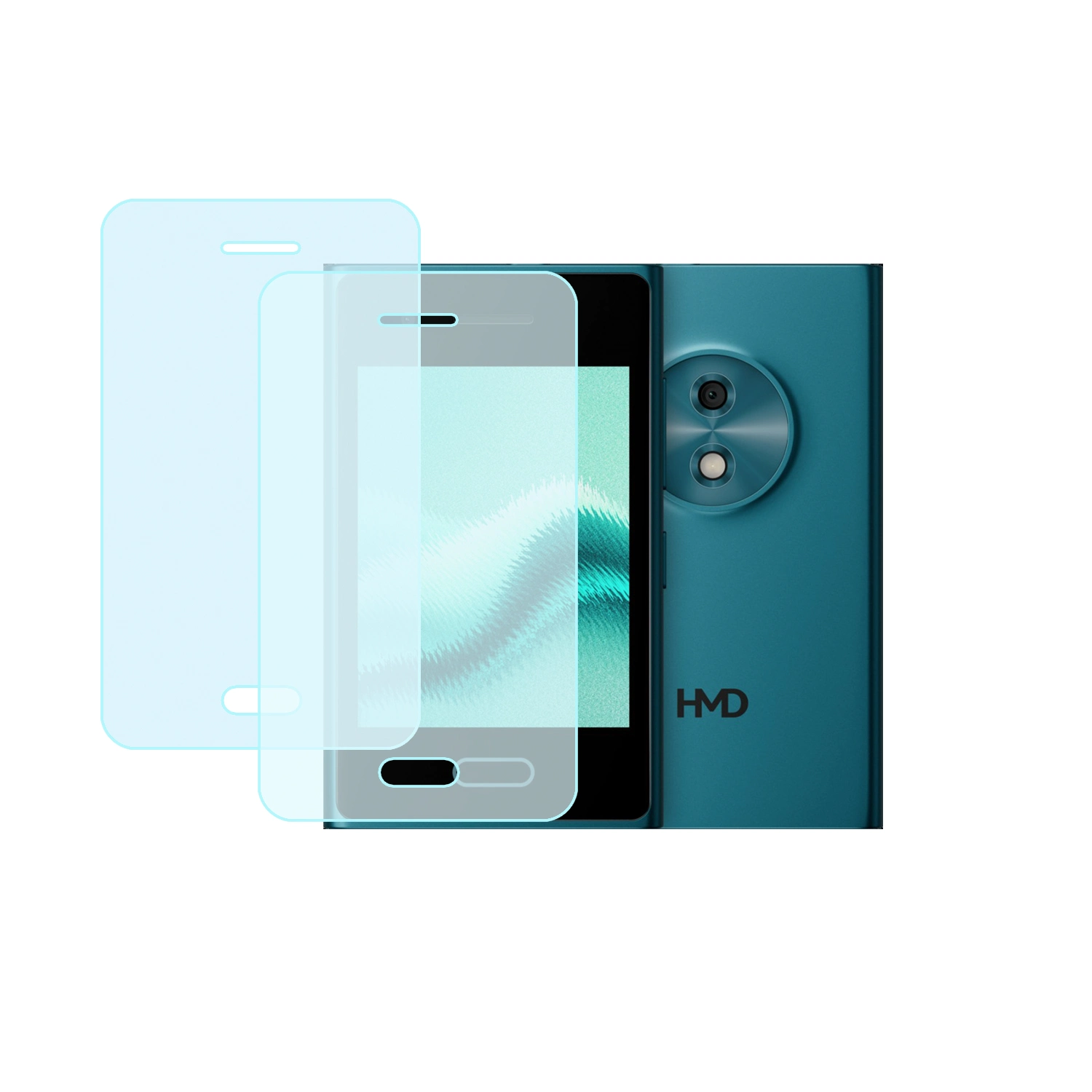 Mobile screen guard 9H Compatible With HMD touch 4g Pack of 2 | Flexible Screen Protector| Perfect fit | Edge to Edge