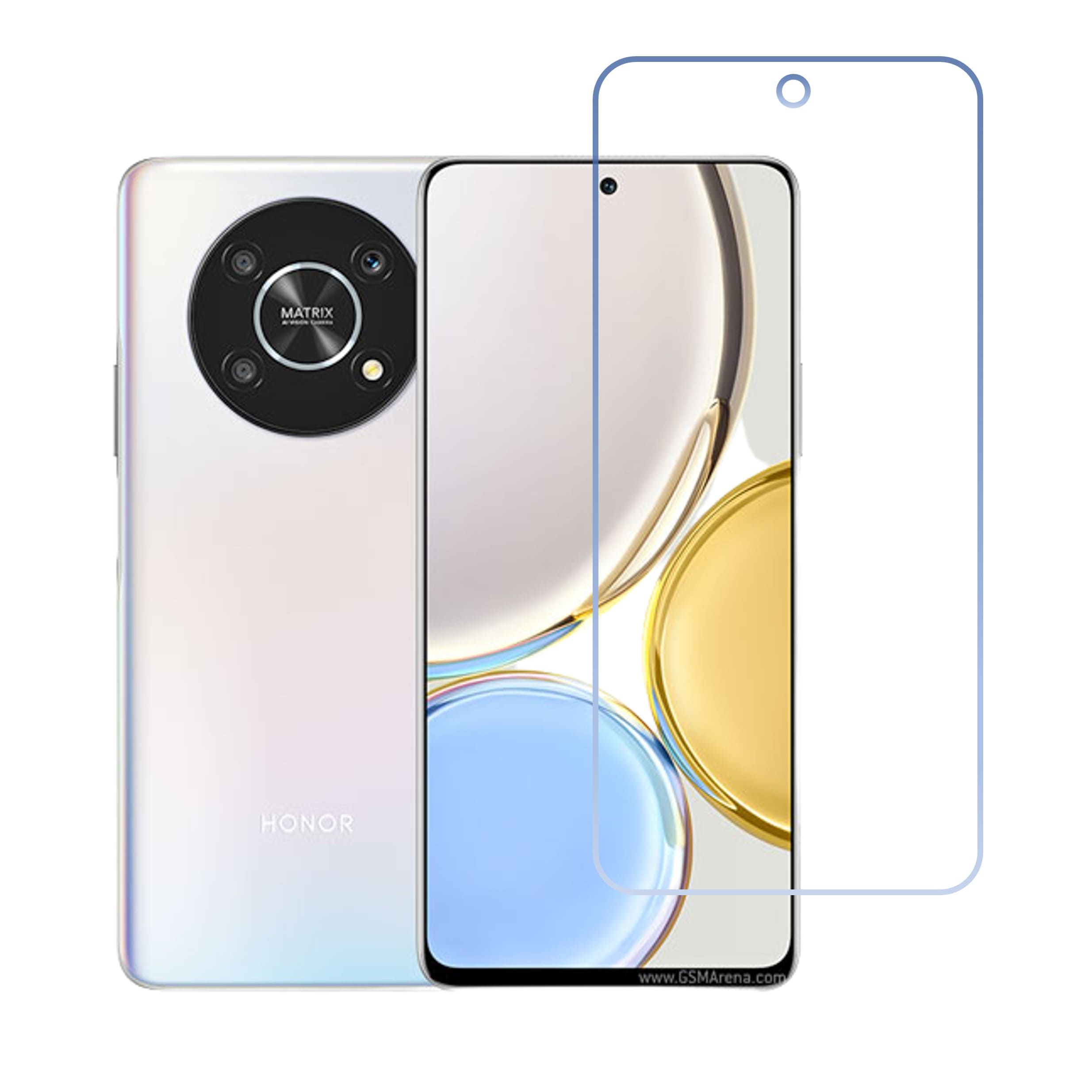 HONOR x9 5 G Compatible With Mobile Front Screen Protector  (Flexible Screen Protector)