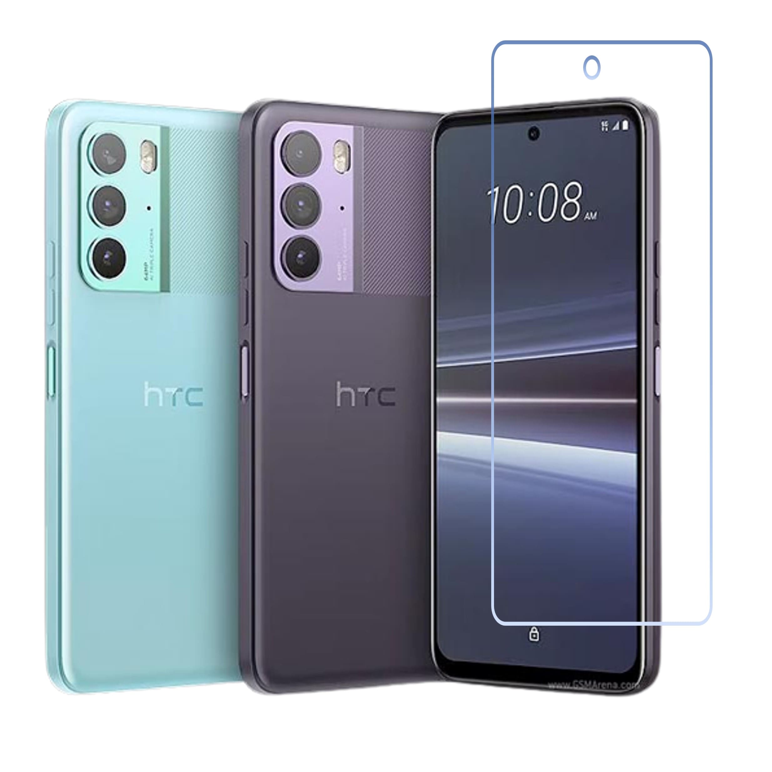 HTC U23 Compatible With Mobile Front Screen Protector  (Flexible Screen Protector)