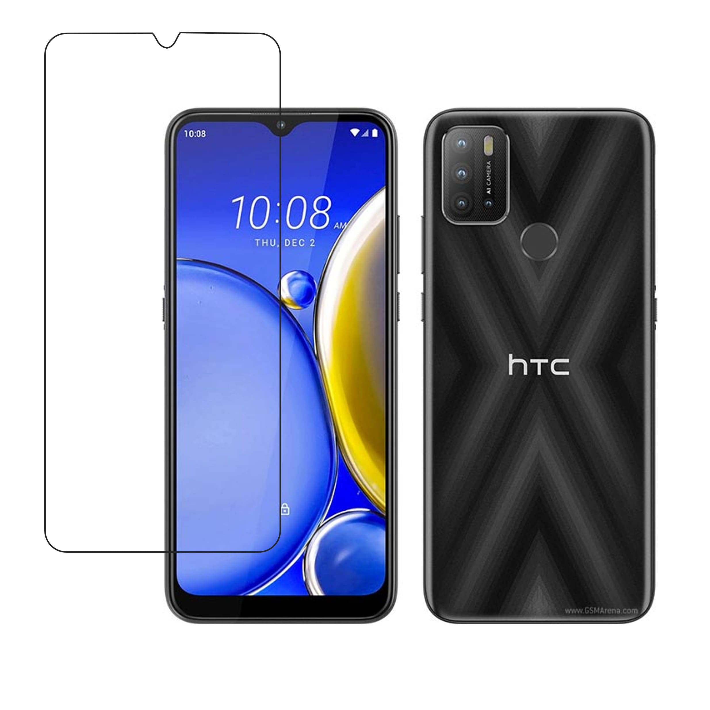 HTC Wildfire E2 Play Compatible With Mobile Front Screen Protector  (Flexible Screen Protector)