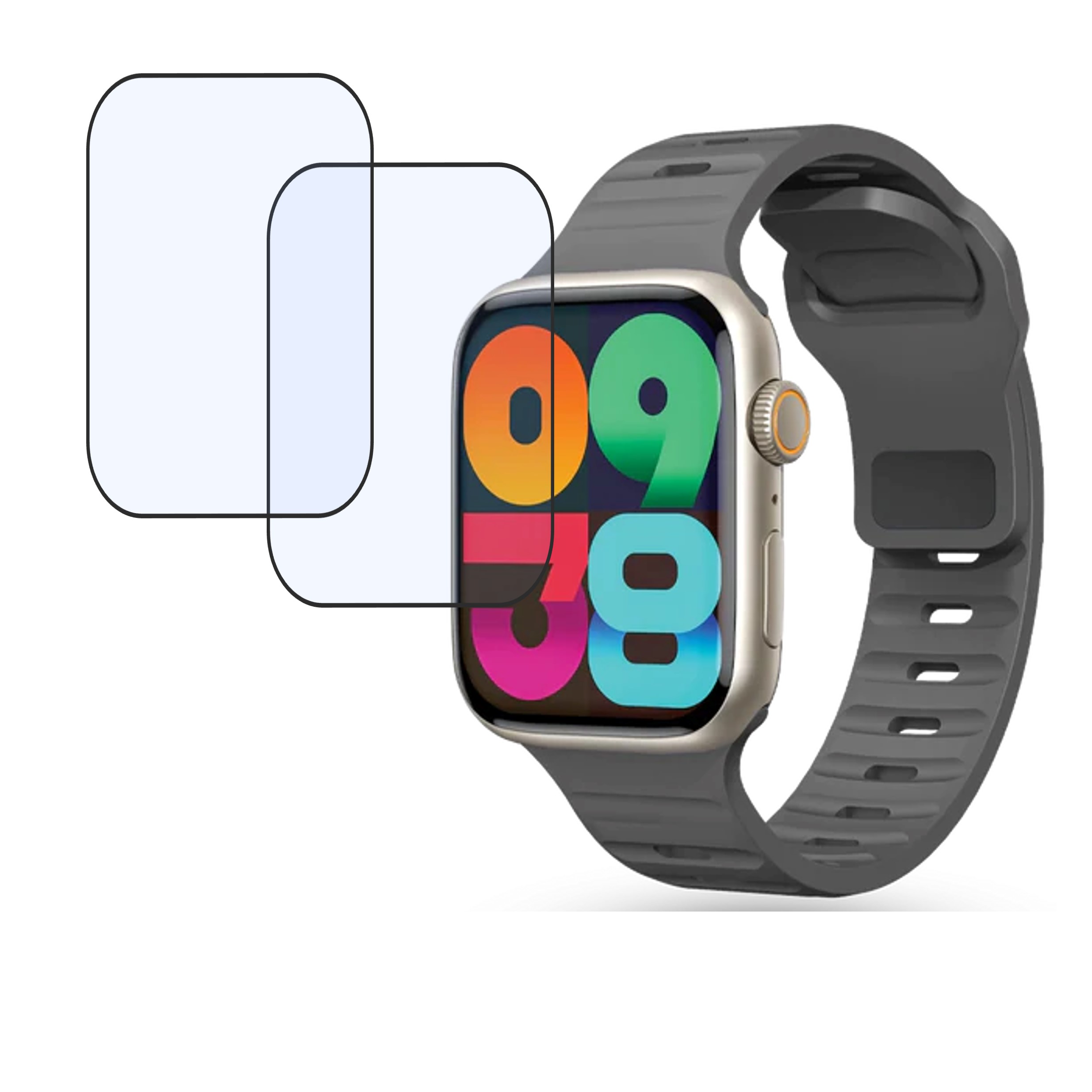 URBAN Zoom 02 Smartwatch Screen Protector 9H Protective Compatible Flexible