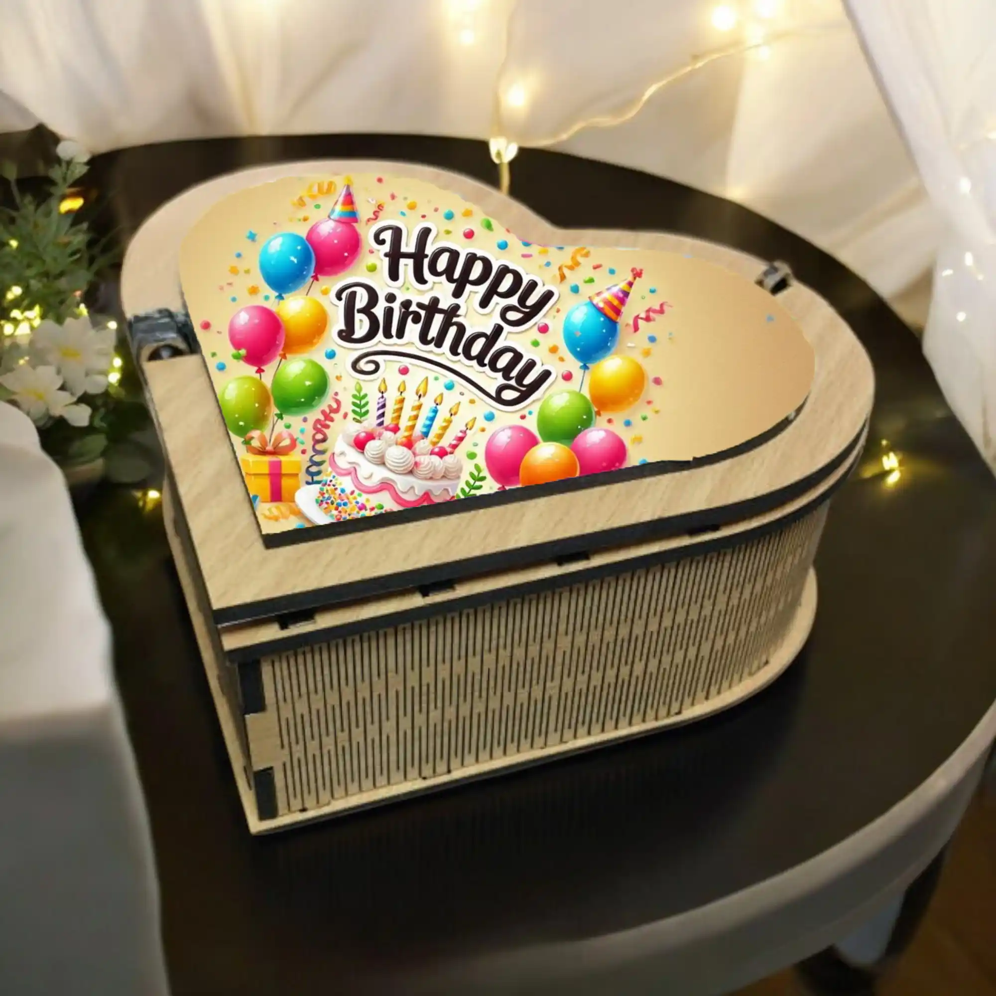 DVMART® Unique MDF Wood Laser Cut Jewellery Box | Elegant Multi-Utility Storage Box for Jewellery, Cosmetics & Keepsakes – Personalized Birthday Gift for Him & Her​