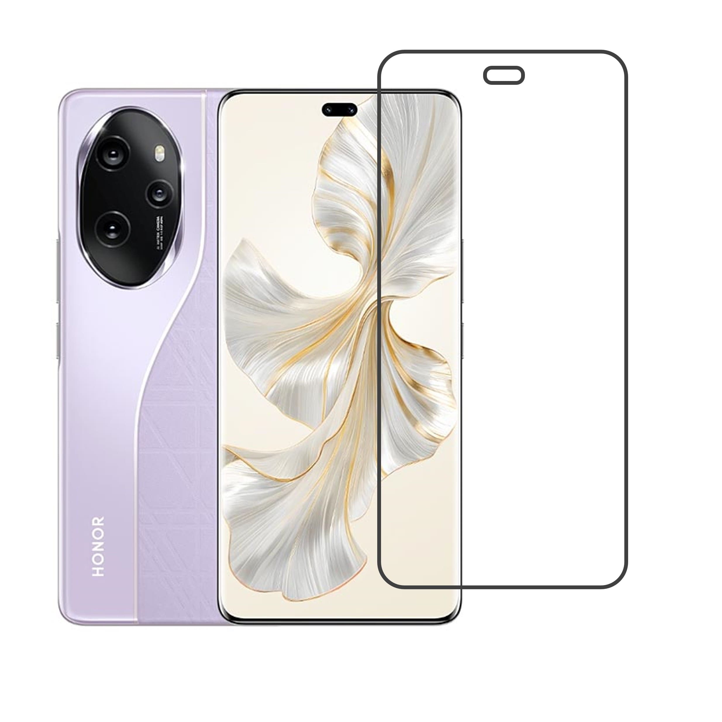 Honor 100 Pro Compatible With Mobile Front Screen Protector  (Flexible Screen Protector)