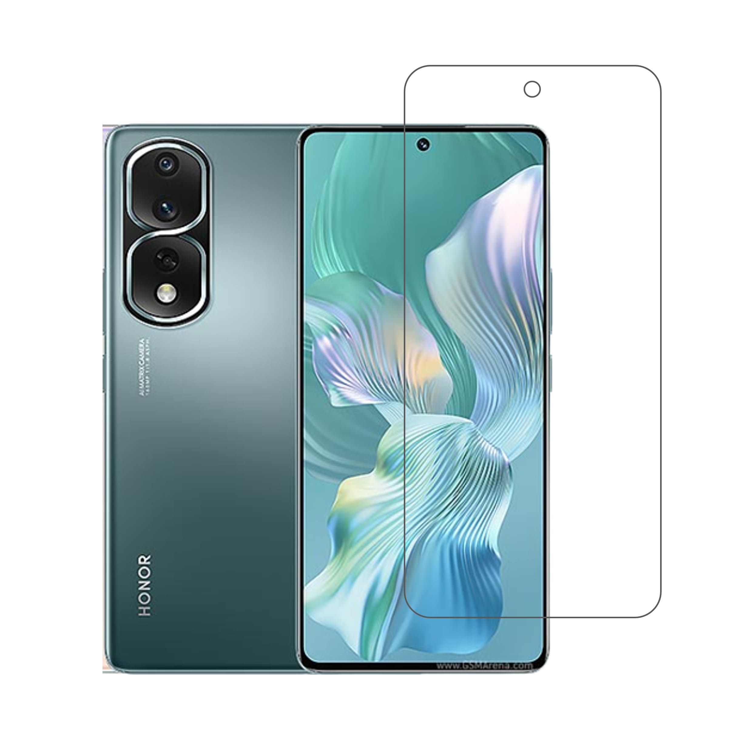 Honor 80 Pro Flat Compatible With Mobile Front Screen Protector  (Flexible Screen Protector)