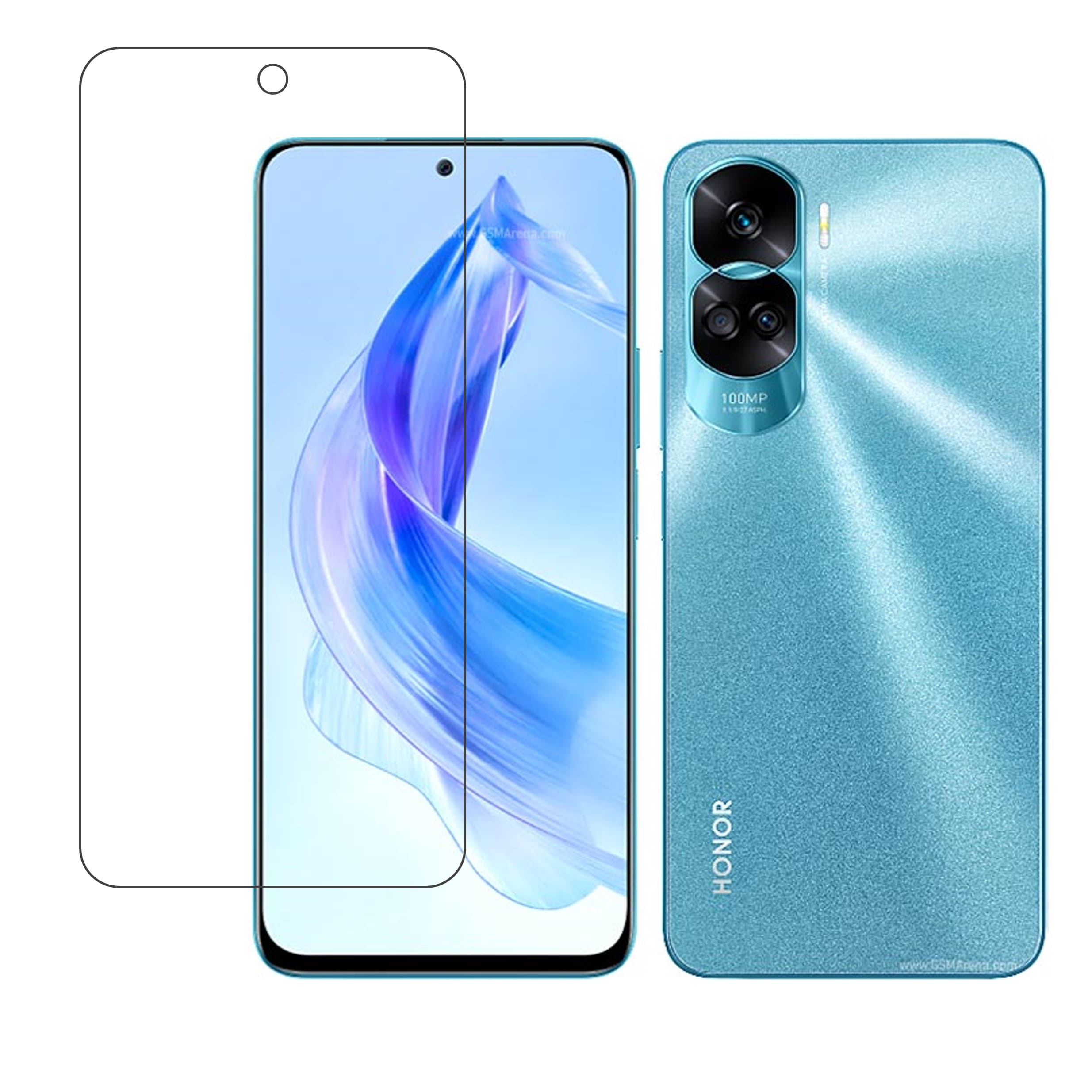 Honor 90 Lite Compatible With Mobile Front Screen Protector  (Flexible Screen Protector)
