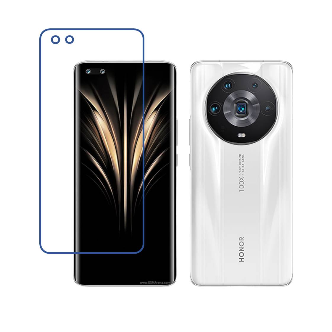 Honor Magic4 Ultimate Compatible With Mobile Front Screen Protector  (Flexible Screen Protector)