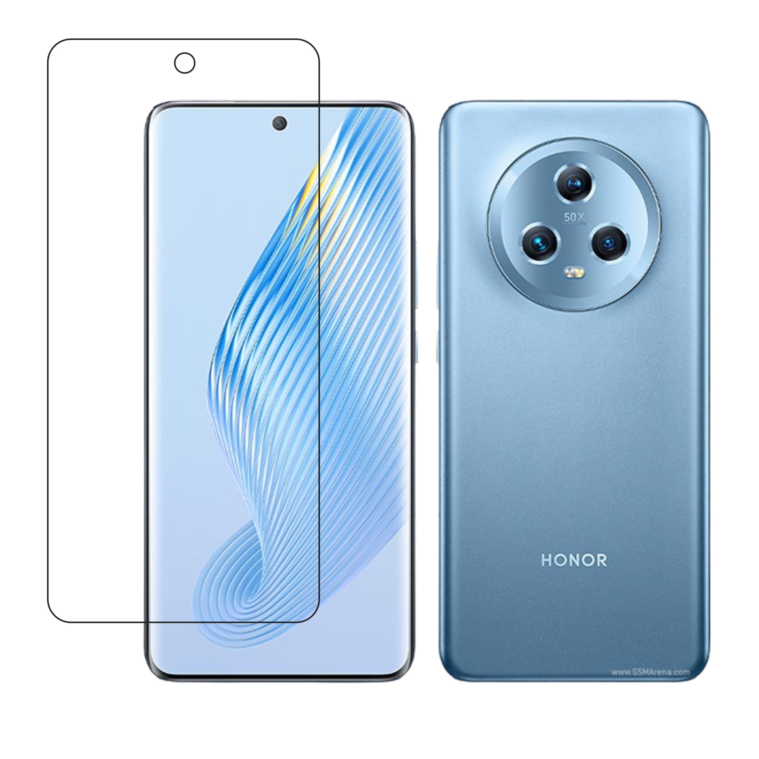Honor Magic5 Compatible With Mobile Front Screen Protector  (Flexible Screen Protector)