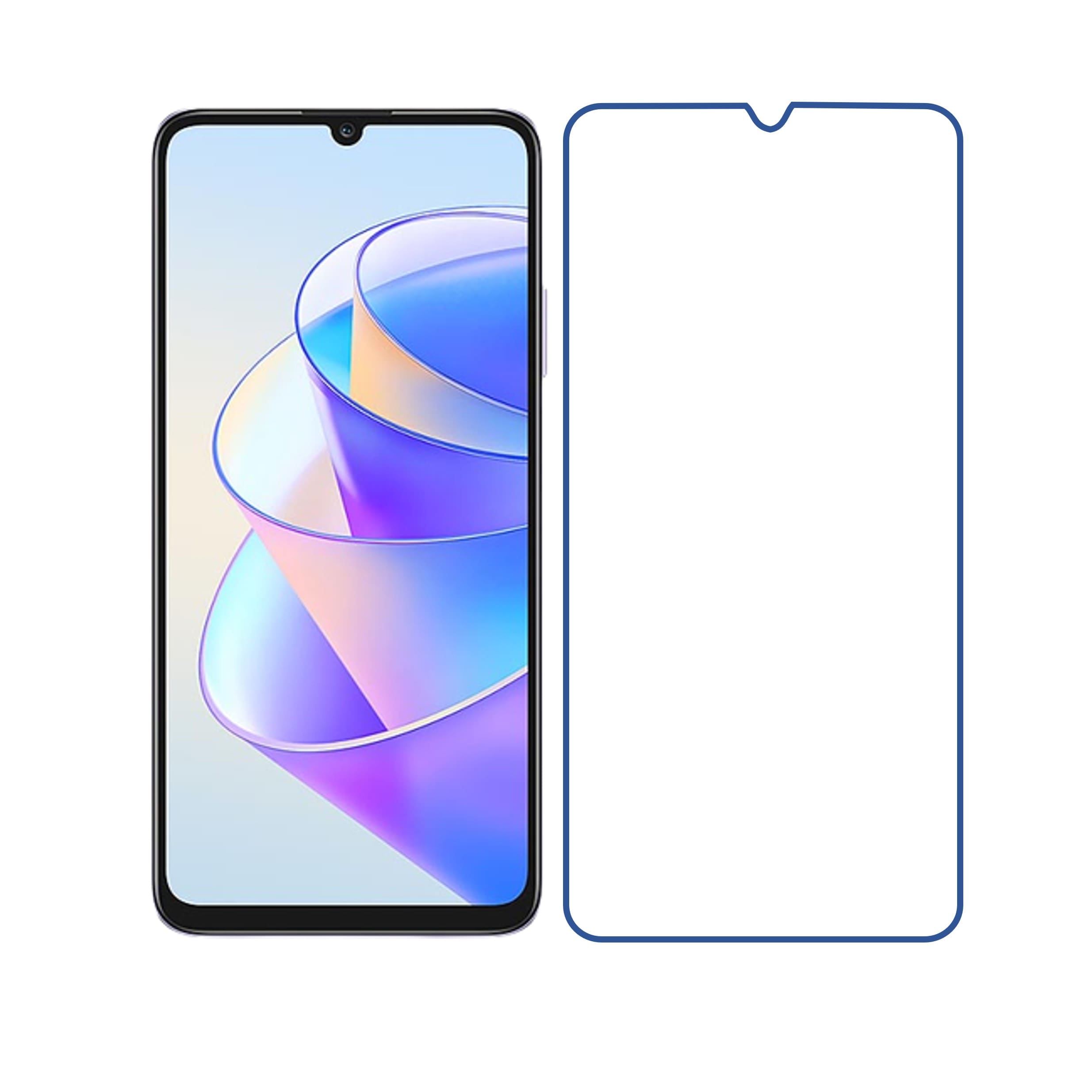 Honor Play 40 Plus Compatible With Mobile Front Screen Protector  (Flexible Screen Protector)