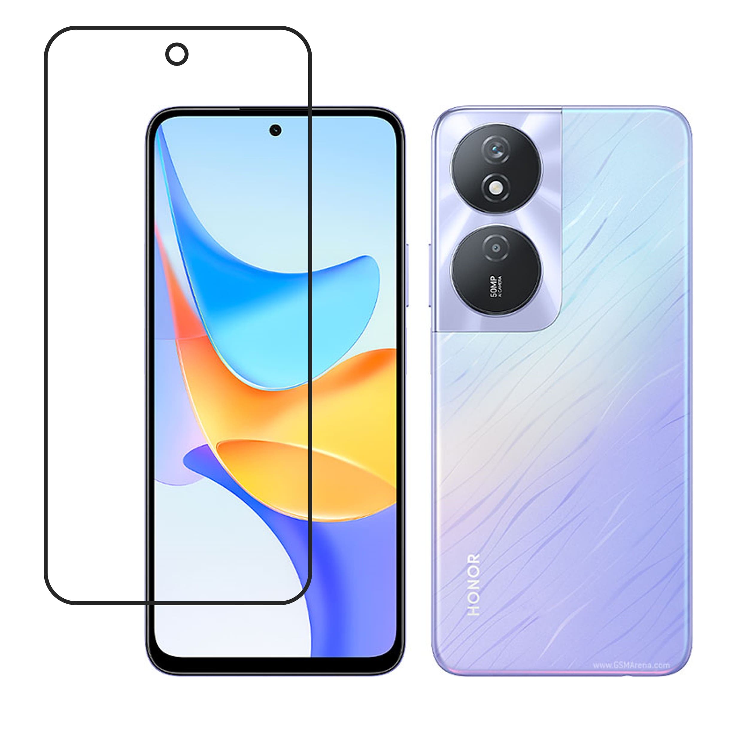 Honor Play 50 Plus Compatible With Mobile Front Screen Protector  (Flexible Screen Protector)