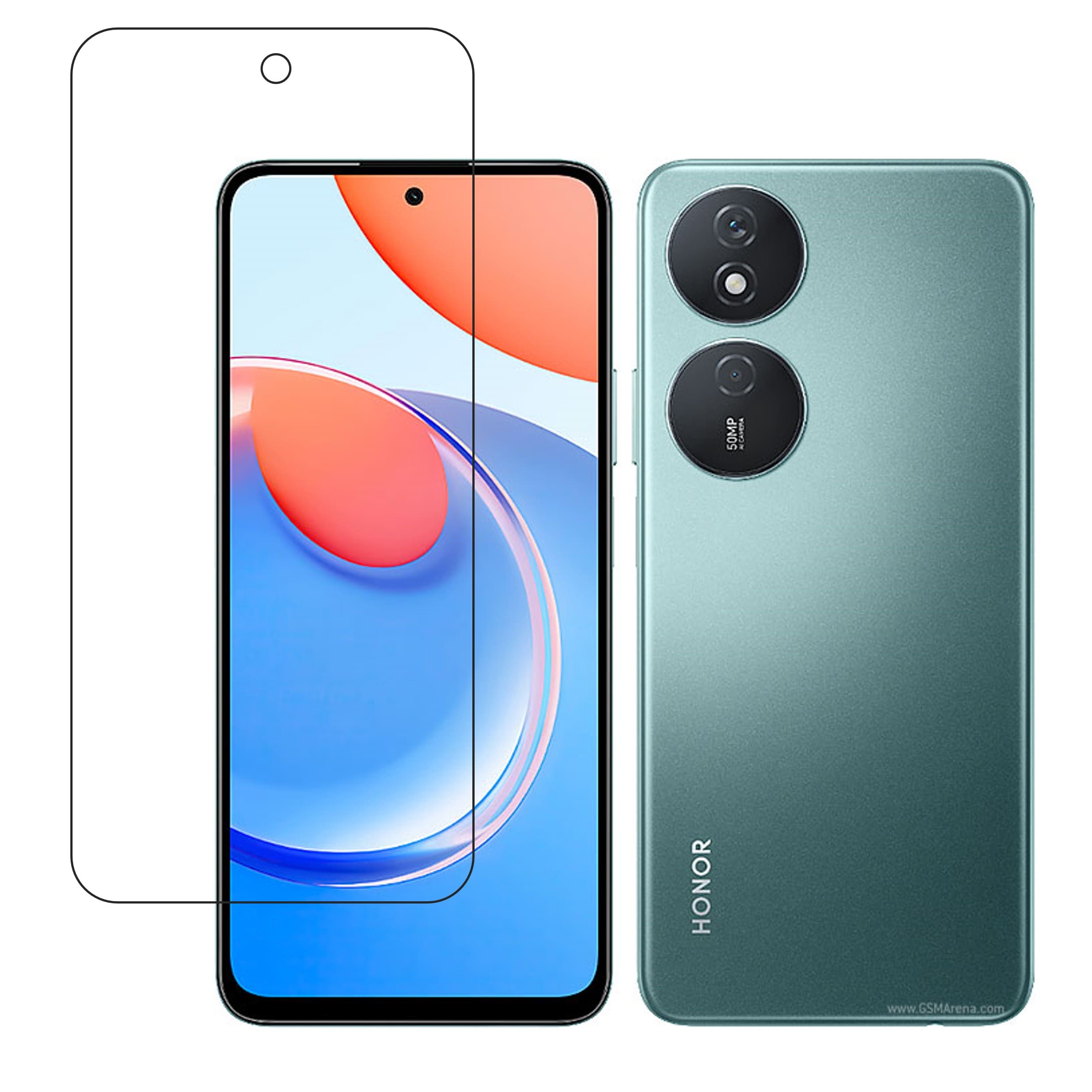 Honor Play 8 T Compatible With Mobile Front Screen Protector  (Flexible Screen Protector)
