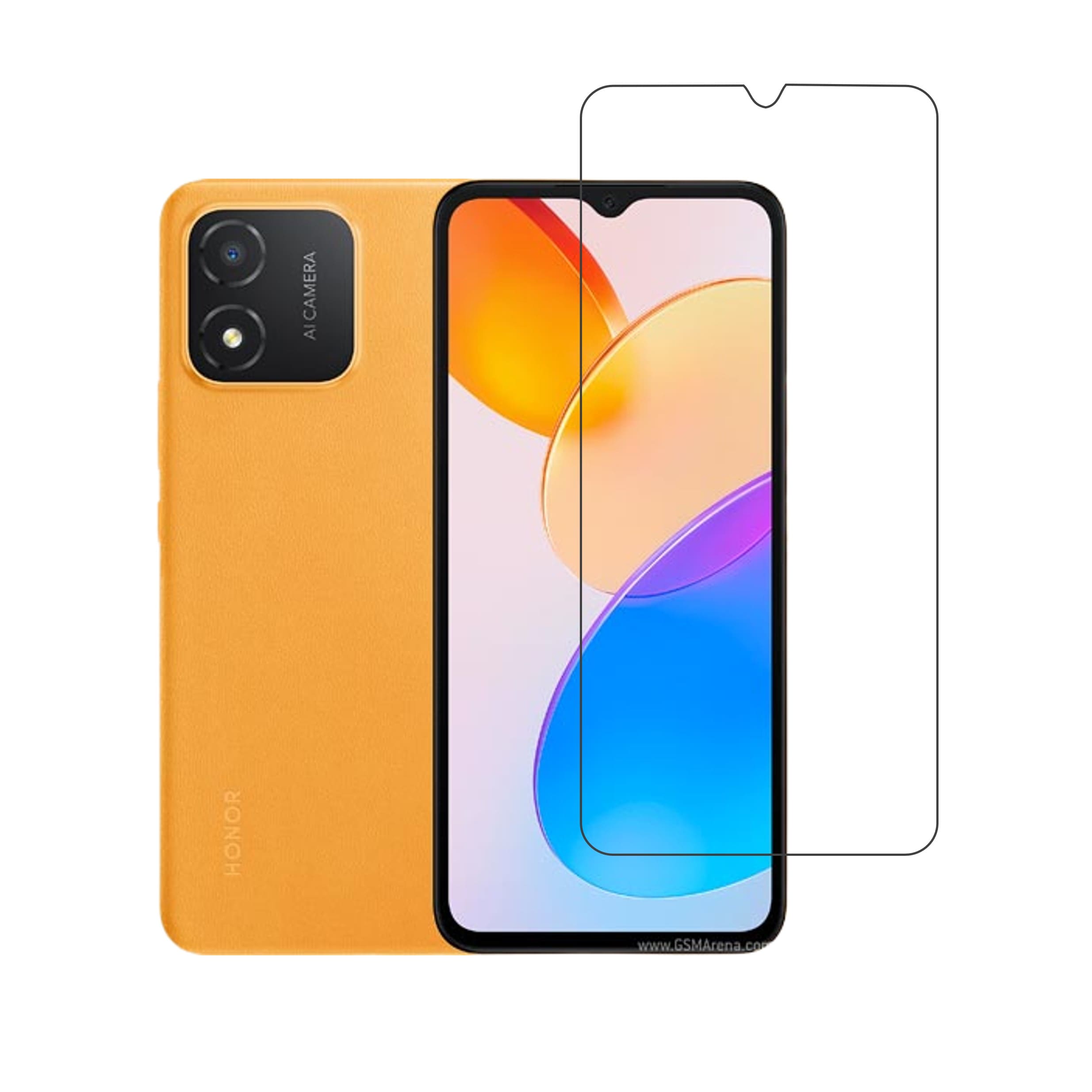 Honor X5 Compatible With Mobile Front Screen Protector  (Flexible Screen Protector)