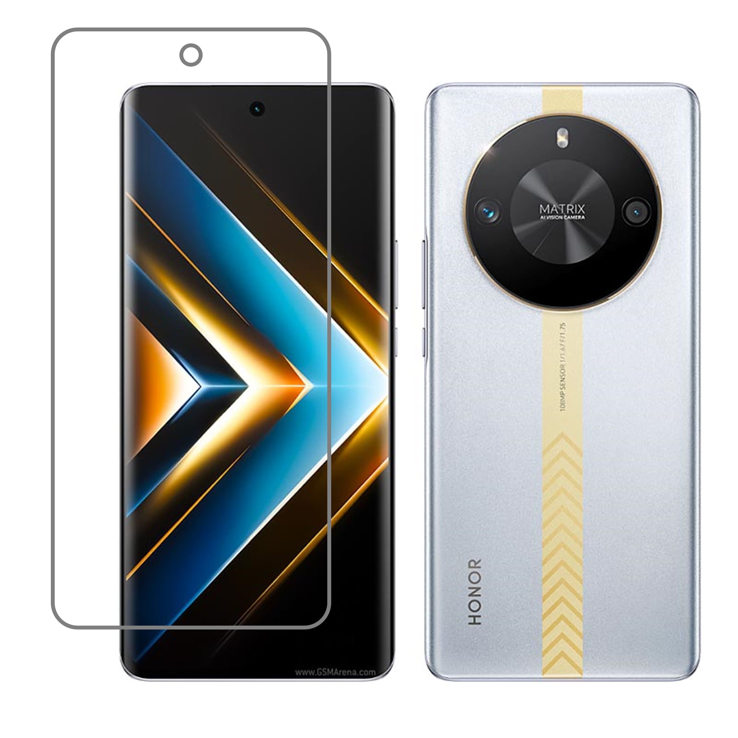 Honor X50 GT Compatible With Mobile Front Screen Protector  (Flexible Screen Protector)