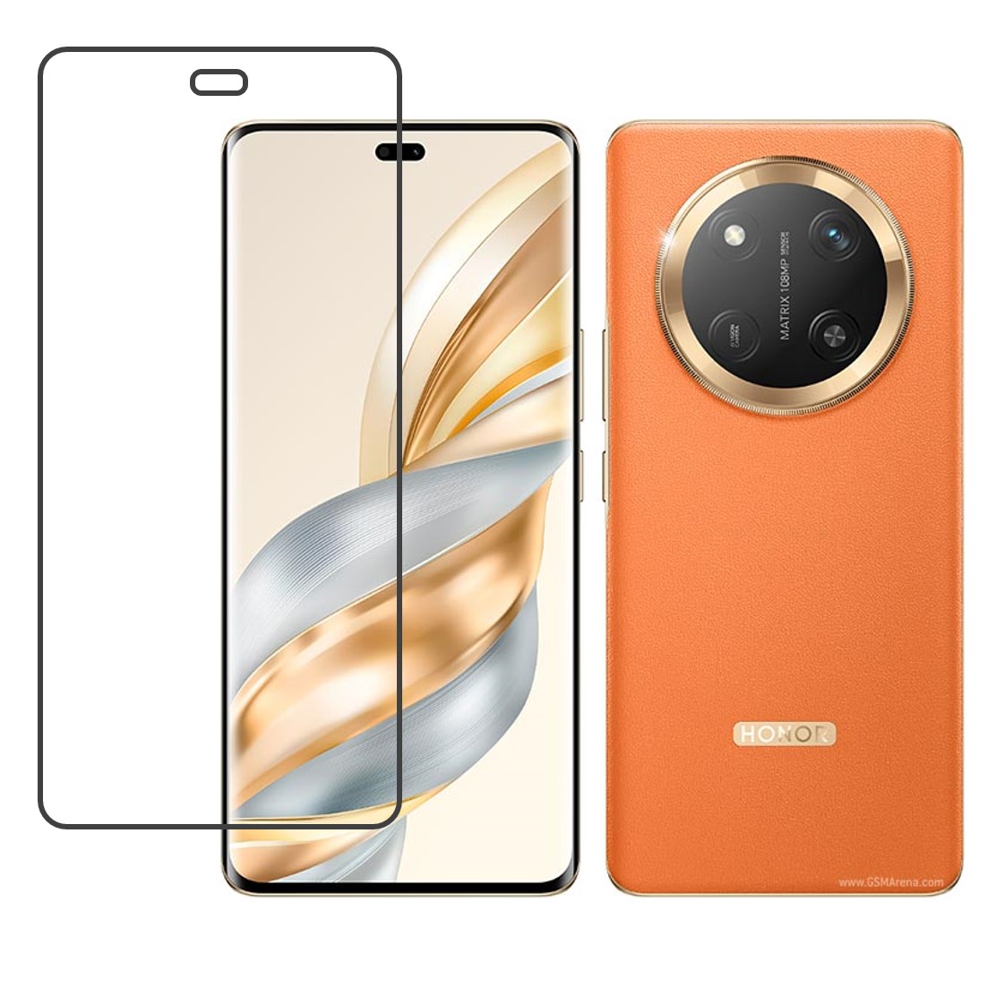 Honor X60 Pro Compatible With Mobile Front Screen Protector  (Flexible Screen Protector)