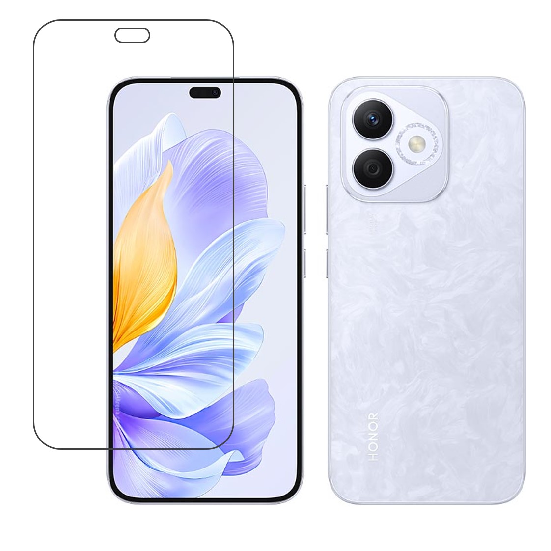 Honor X60i Compatible With Mobile Front Screen Protector  (Flexible Screen Protector)