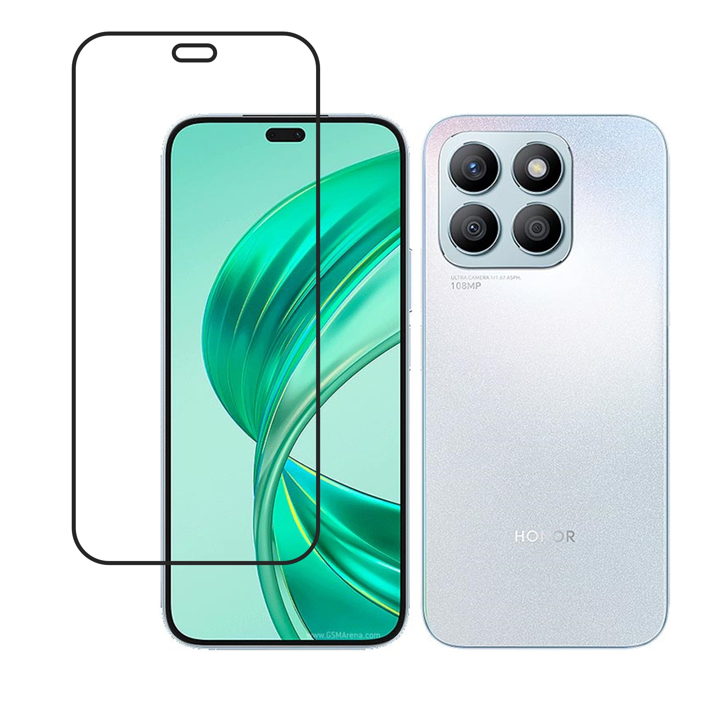 Honor X8b Compatible With Mobile Front Screen Protector  (Flexible Screen Protector)