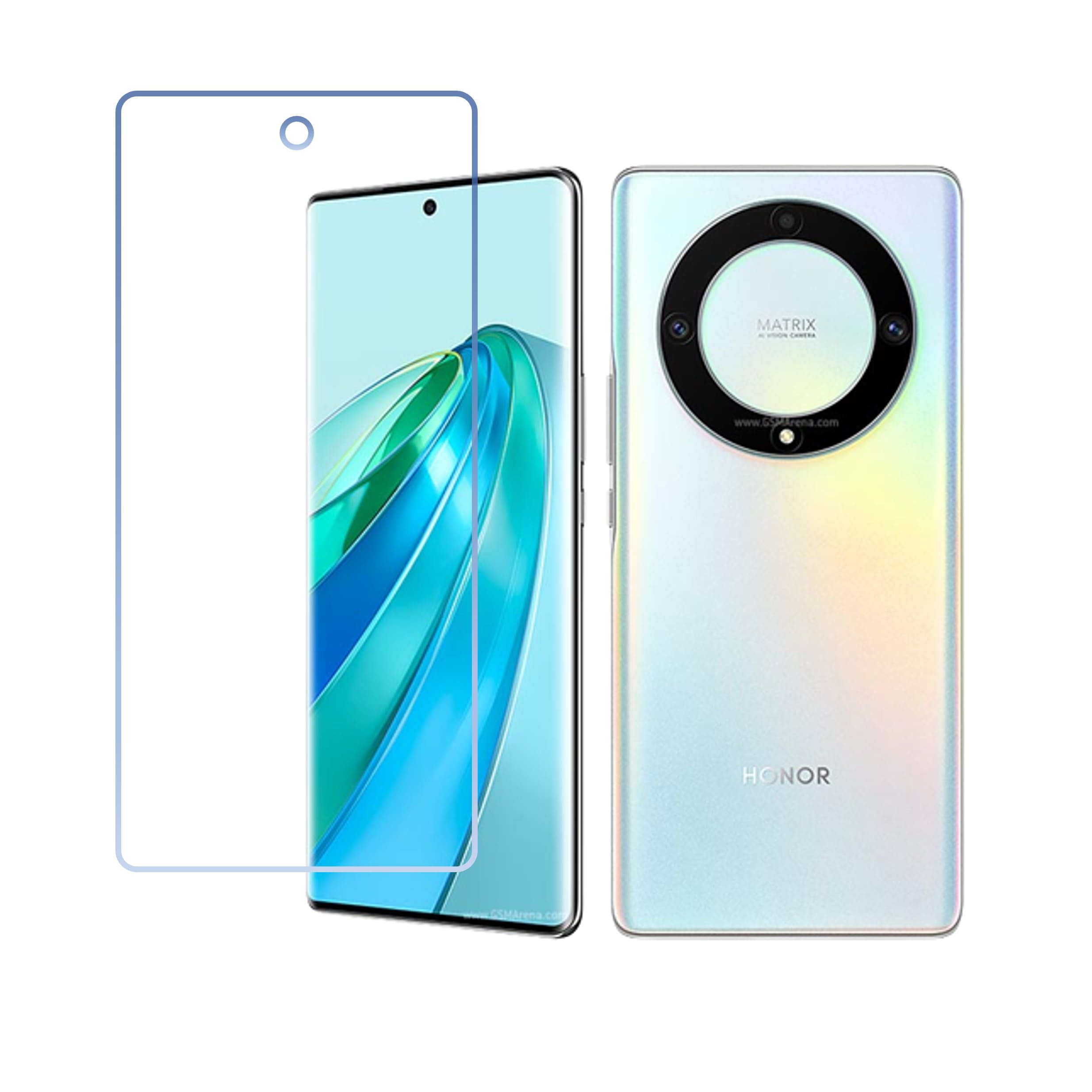 Honor X9a Compatible With Mobile Front Screen Protector  (Flexible Screen Protector)