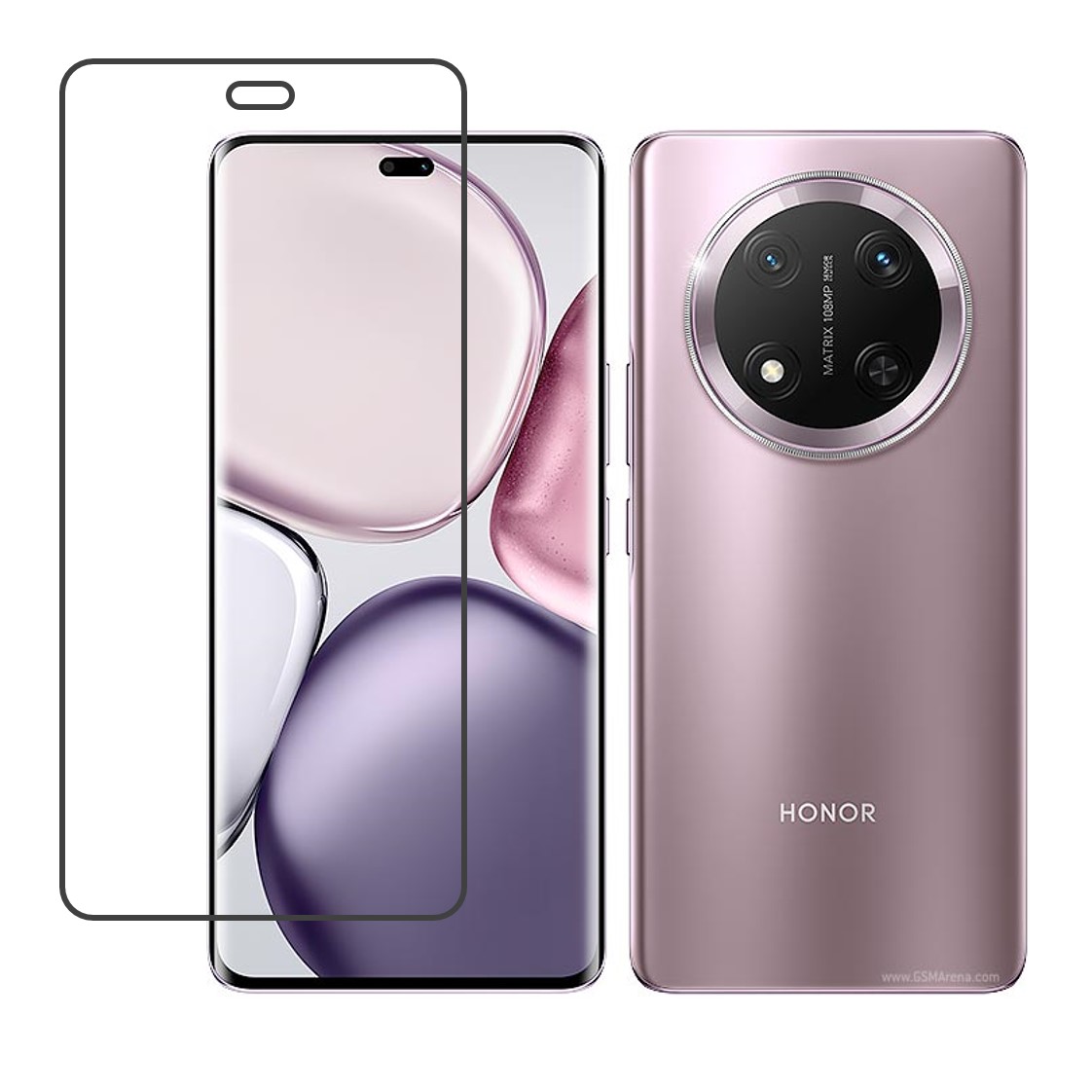 Honor X9c Compatible With Mobile Front Screen Protector  (Flexible Screen Protector)