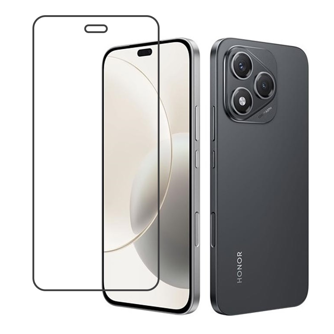 Honor 400 Lite Compatible With Mobile Front Screen Protector  (Flexible Screen Protector)