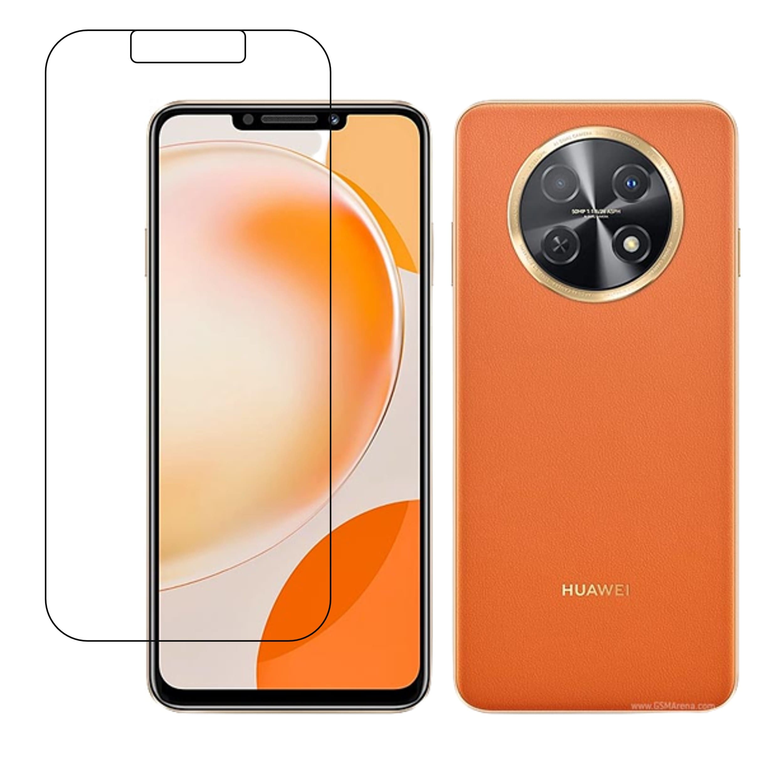Huawei Enjoy 60 X Compatible With Mobile Front Screen Protector  (Flexible Screen Protector)