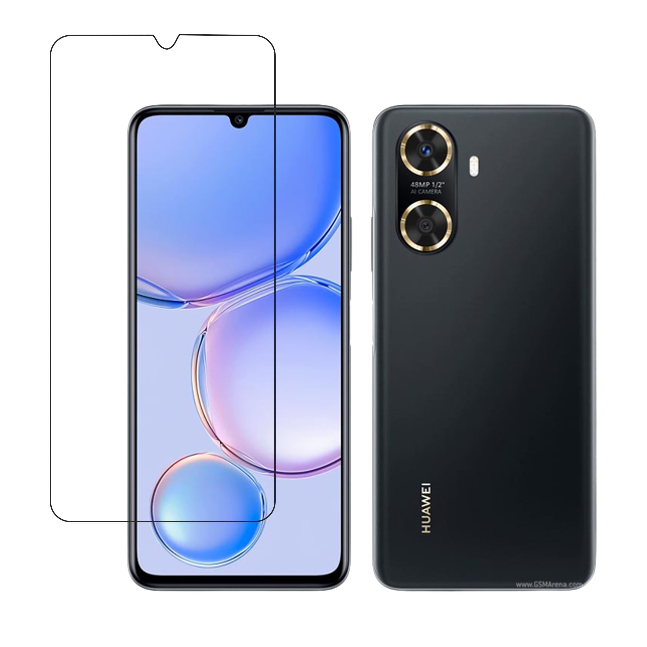 Huawei Enjoy 60 Compatible With Mobile Front Screen Protector  (Flexible Screen Protector)