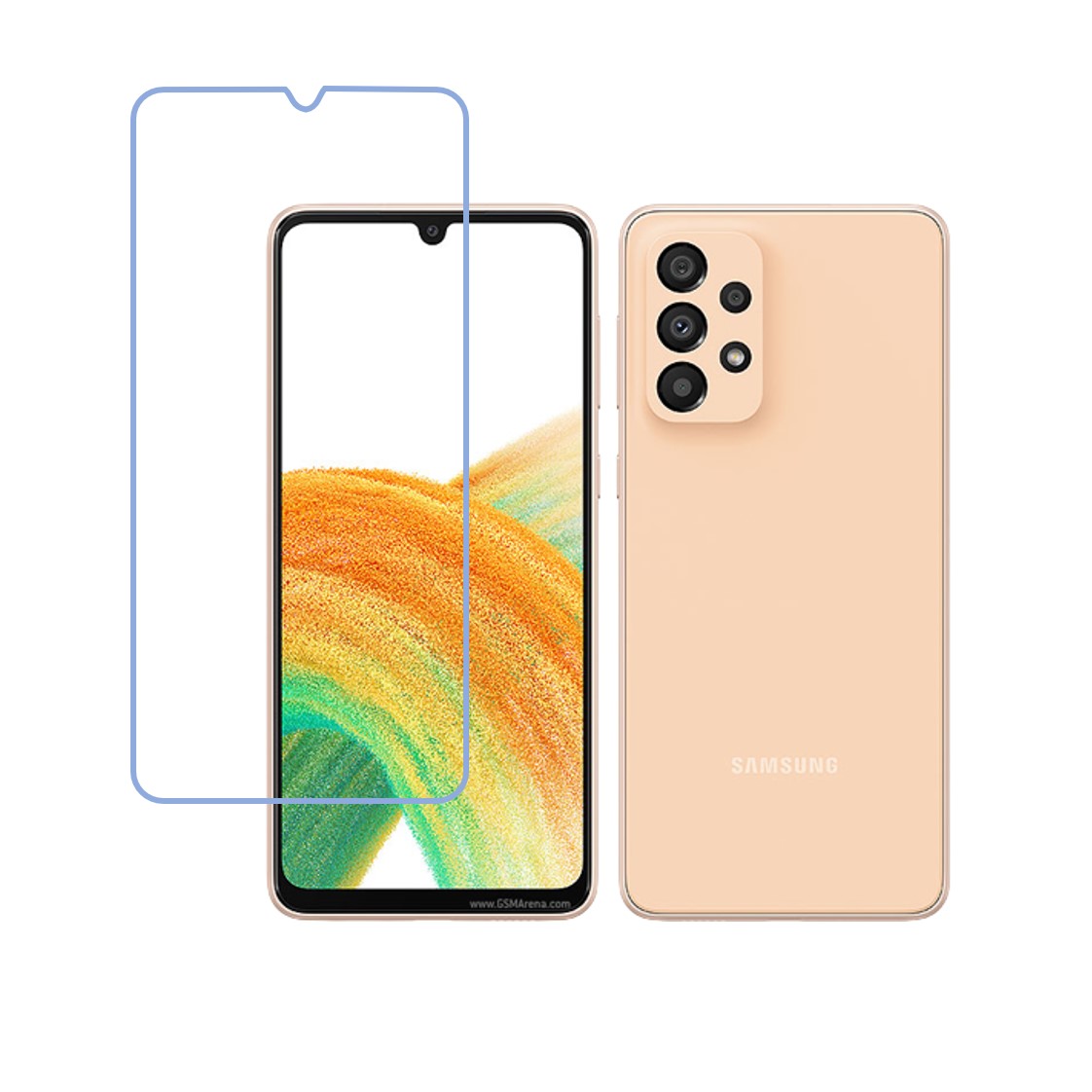   Samsung Galaxy A33 5G  Compatible Mobile Screen Protector 