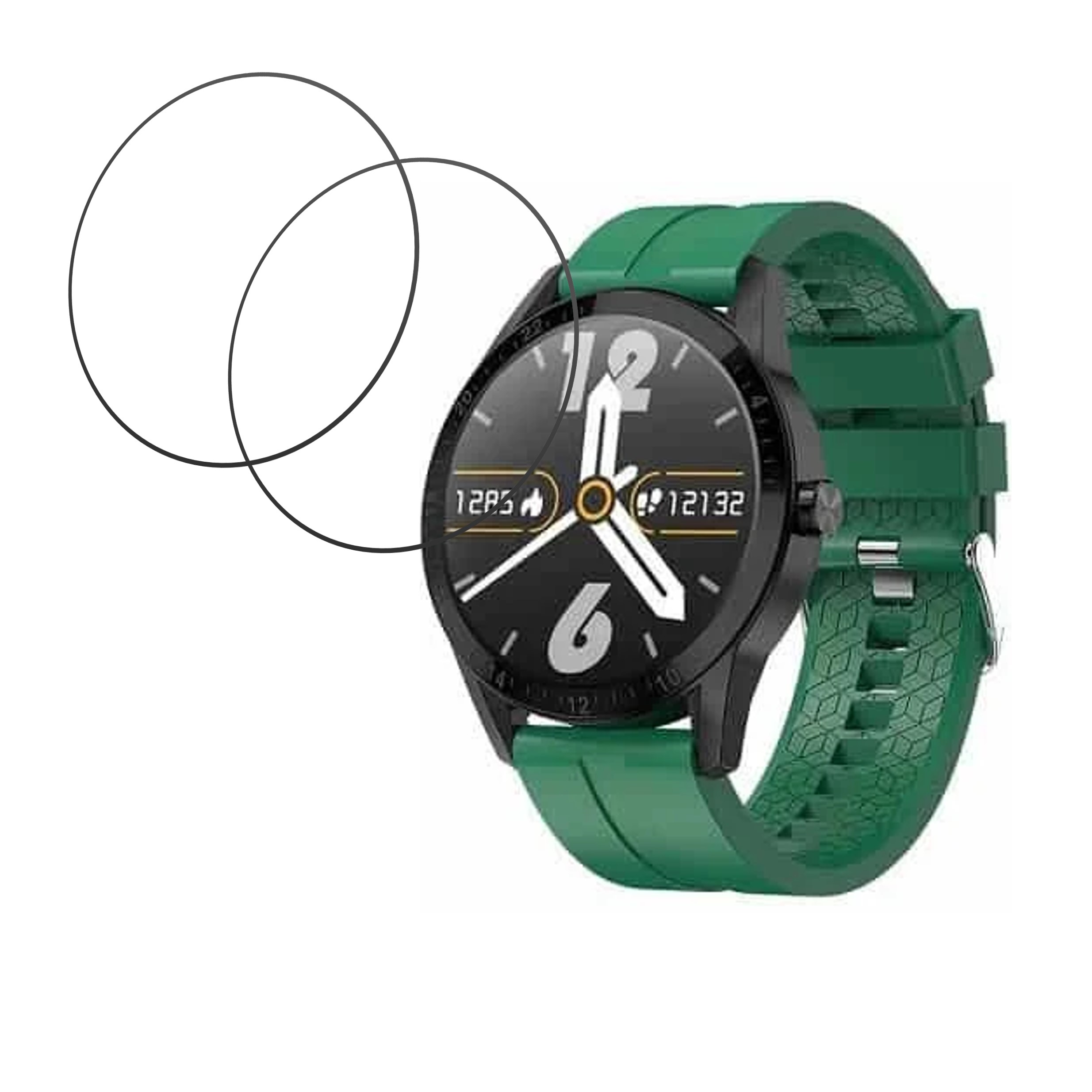 Fire Boltt Talk Unisex Smartwatch Screen Protector 9H Protective Compatible Flexible