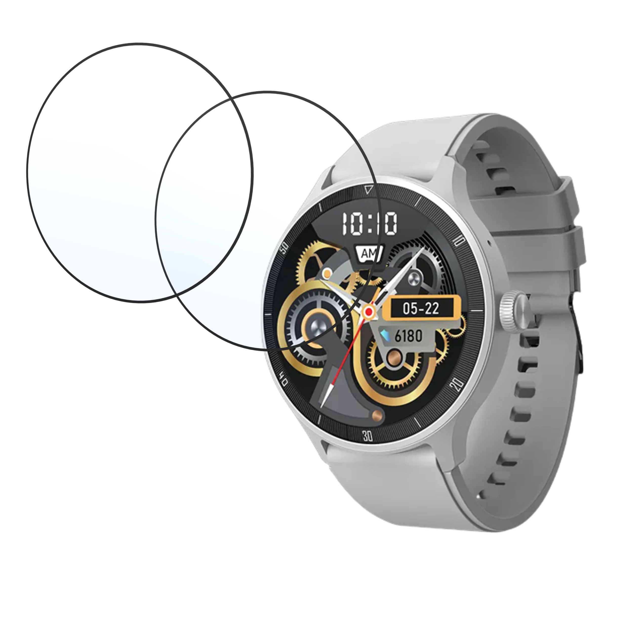 beatsXP Flux Smartwatch 1.45 Smartwatch Screen Protector 9H Protective Compatible Flexible