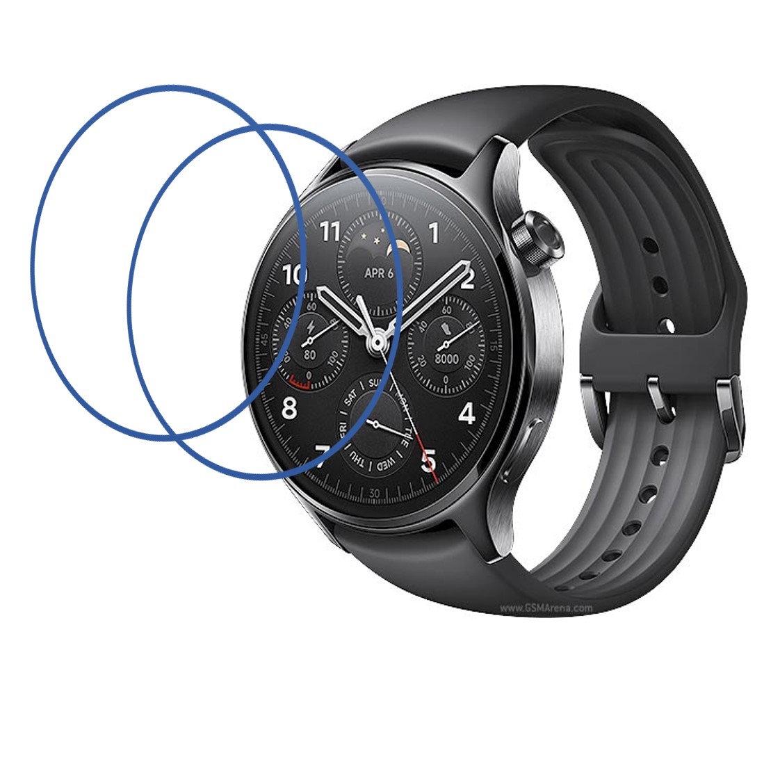 Xiaomi Watch S1 Pro Compatible Smartwatch Screen Protector (Pack of 02)