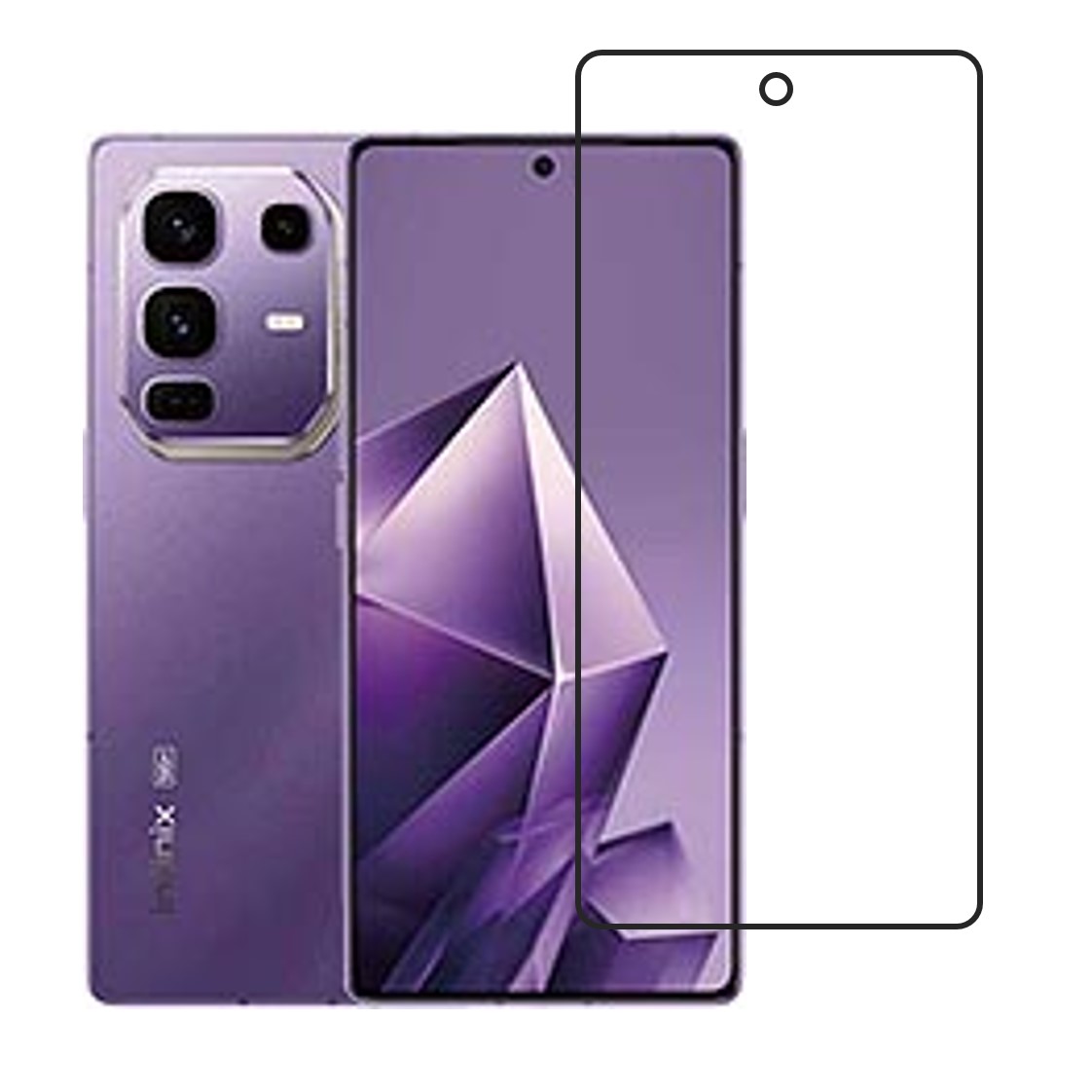 Infinix Note 50 Pro Plus  Compatible With Mobile Front Screen Protector  (Flexible Screen Protector)