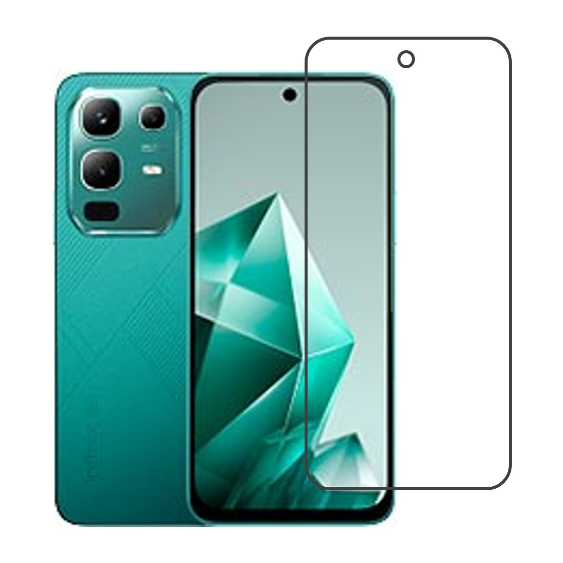Infinix Note 50x Compatible With Mobile Front Screen Protector  (Flexible Screen Protector)