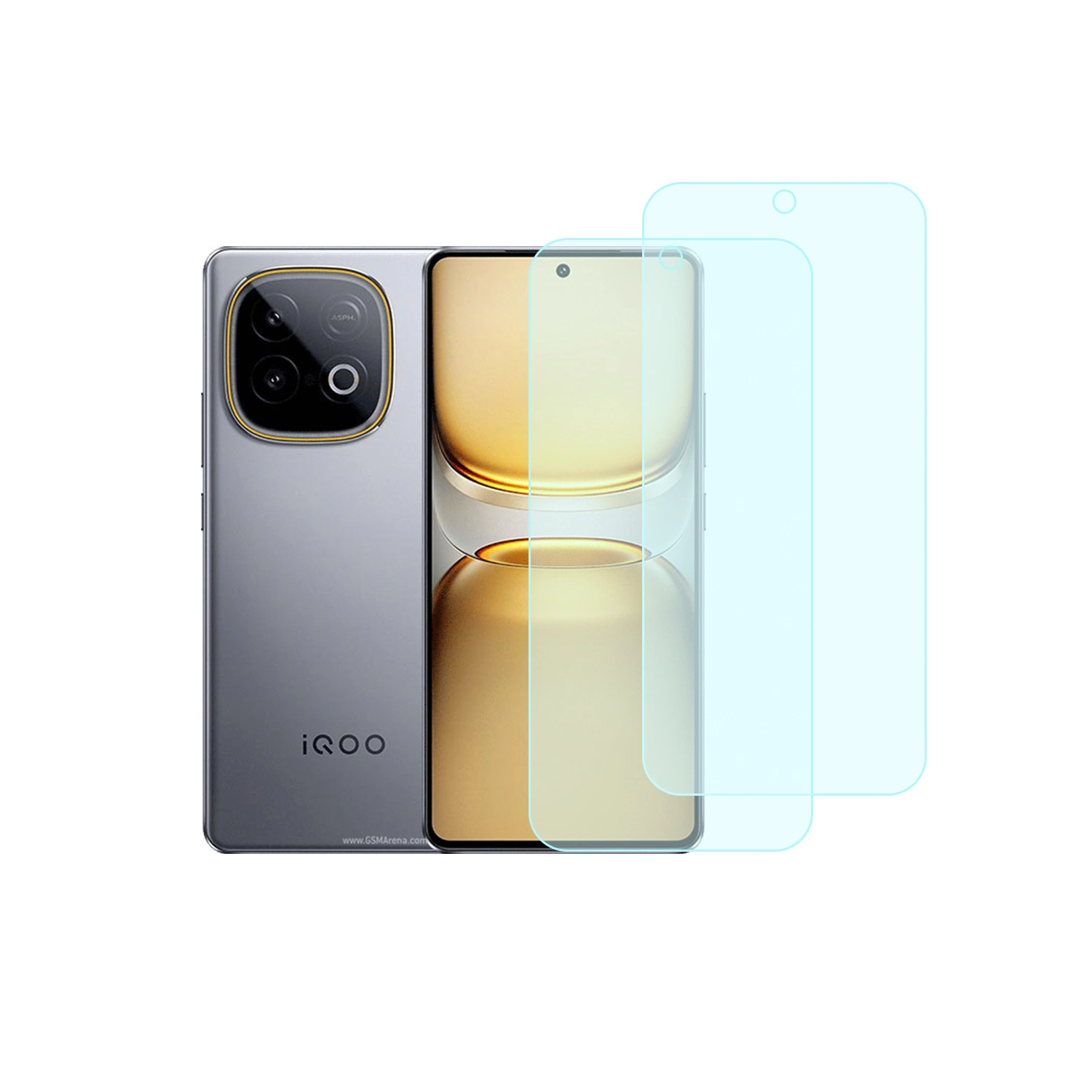 Mobile screen guard 9H Compatible With IQOO Z10 turbo plus Pack of 2 | Flexible Screen Protector| Perfect fit | Edge to Edge