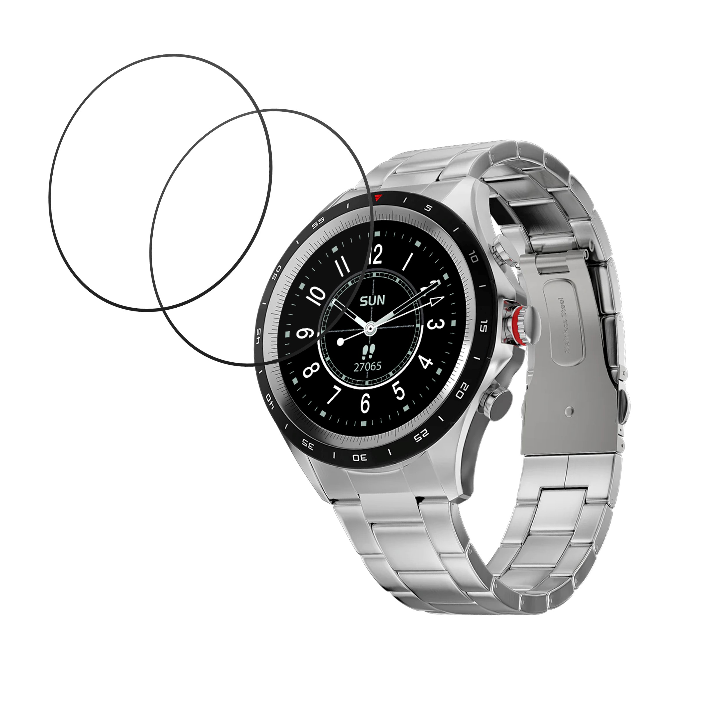 Fire Boltt Solace Smartwatch Screen Protector 9H Protective Compatible Flexible